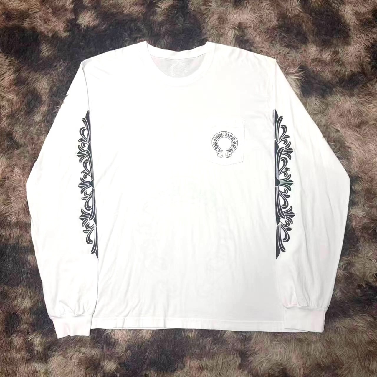 Chrome Hearts White Long Sleeve Tee