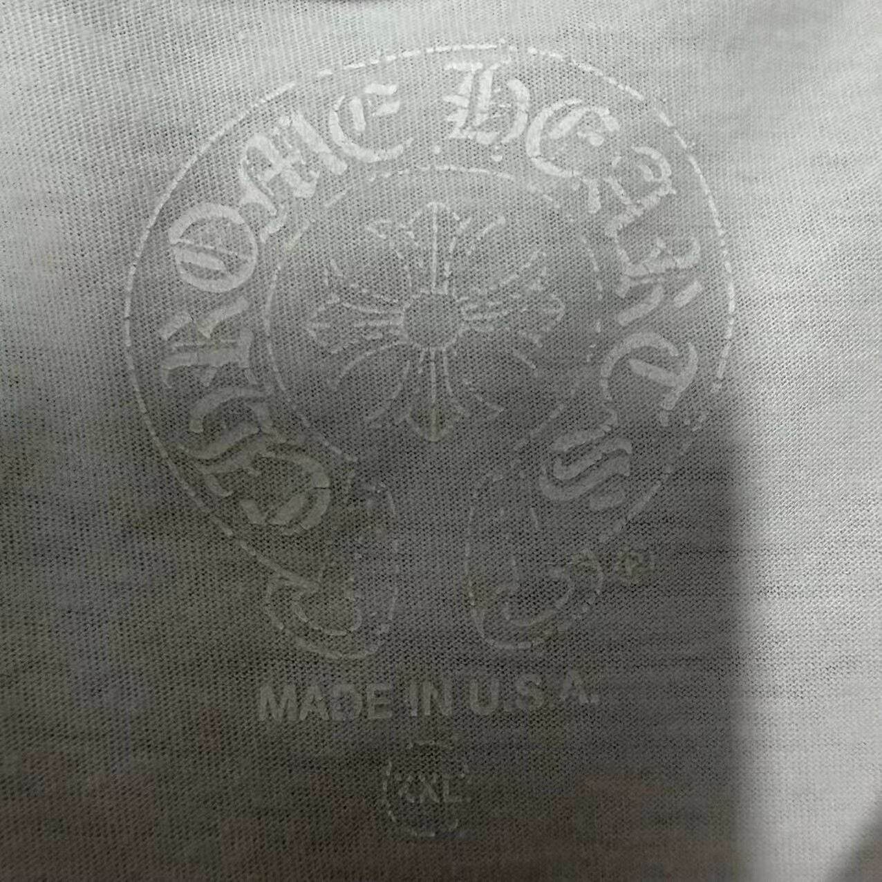 Chrome Hearts White Long Sleeve Tee — detail