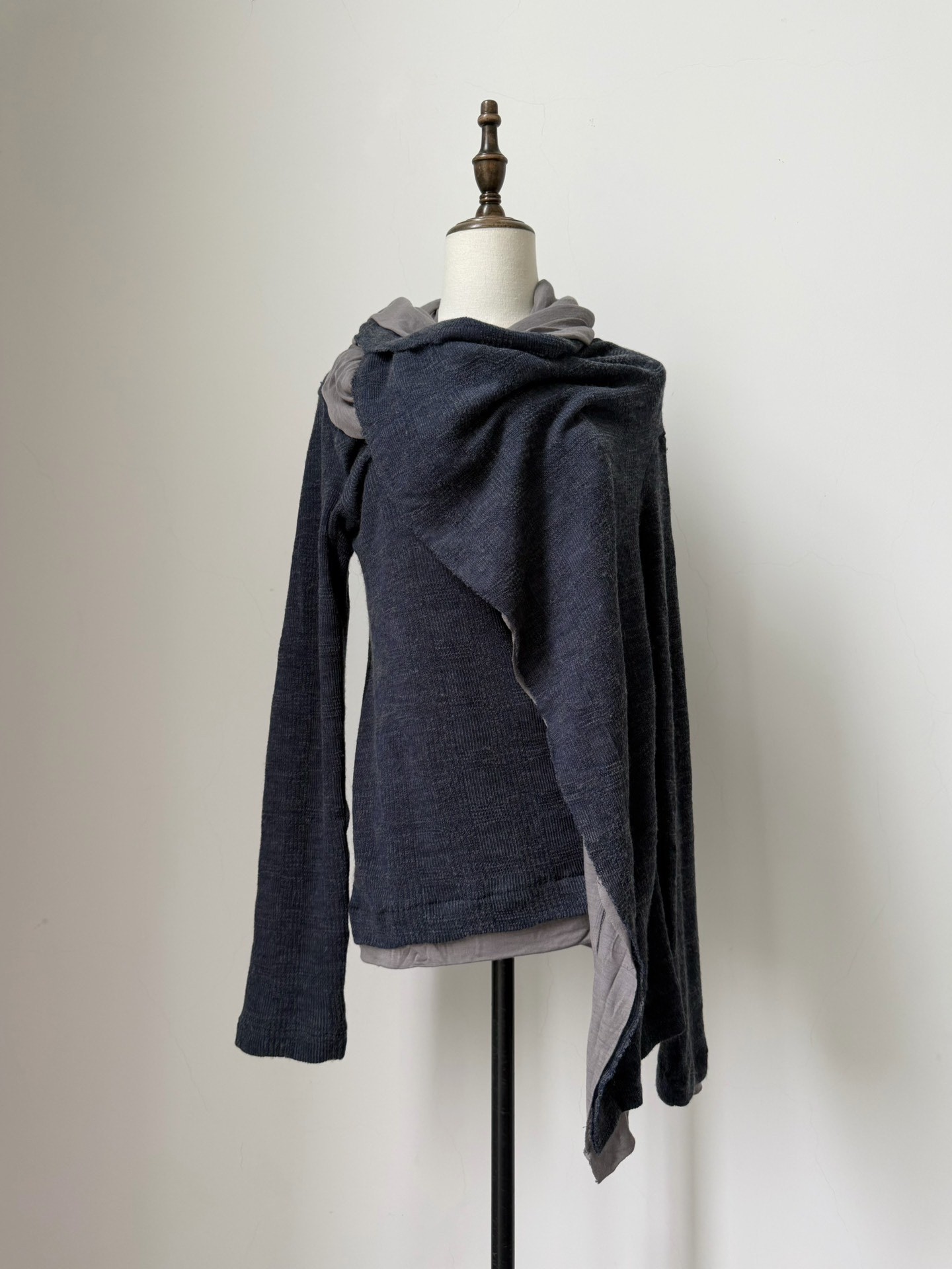 Yohji Yamamoto Deconstructed Knit Top — label