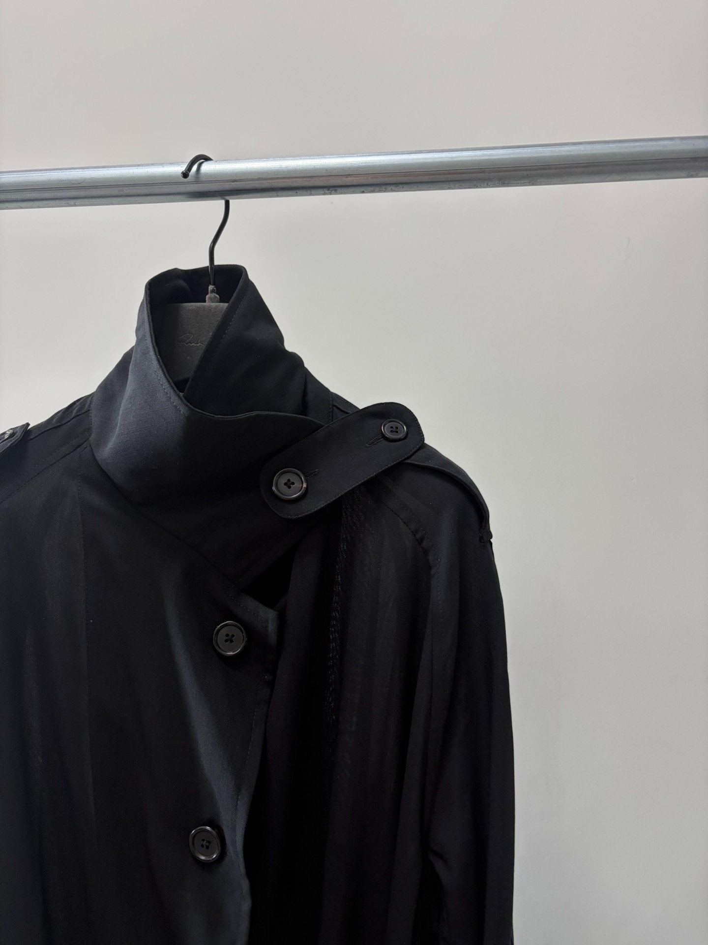 Ann Demeulemeester Belted Trench Coat — front