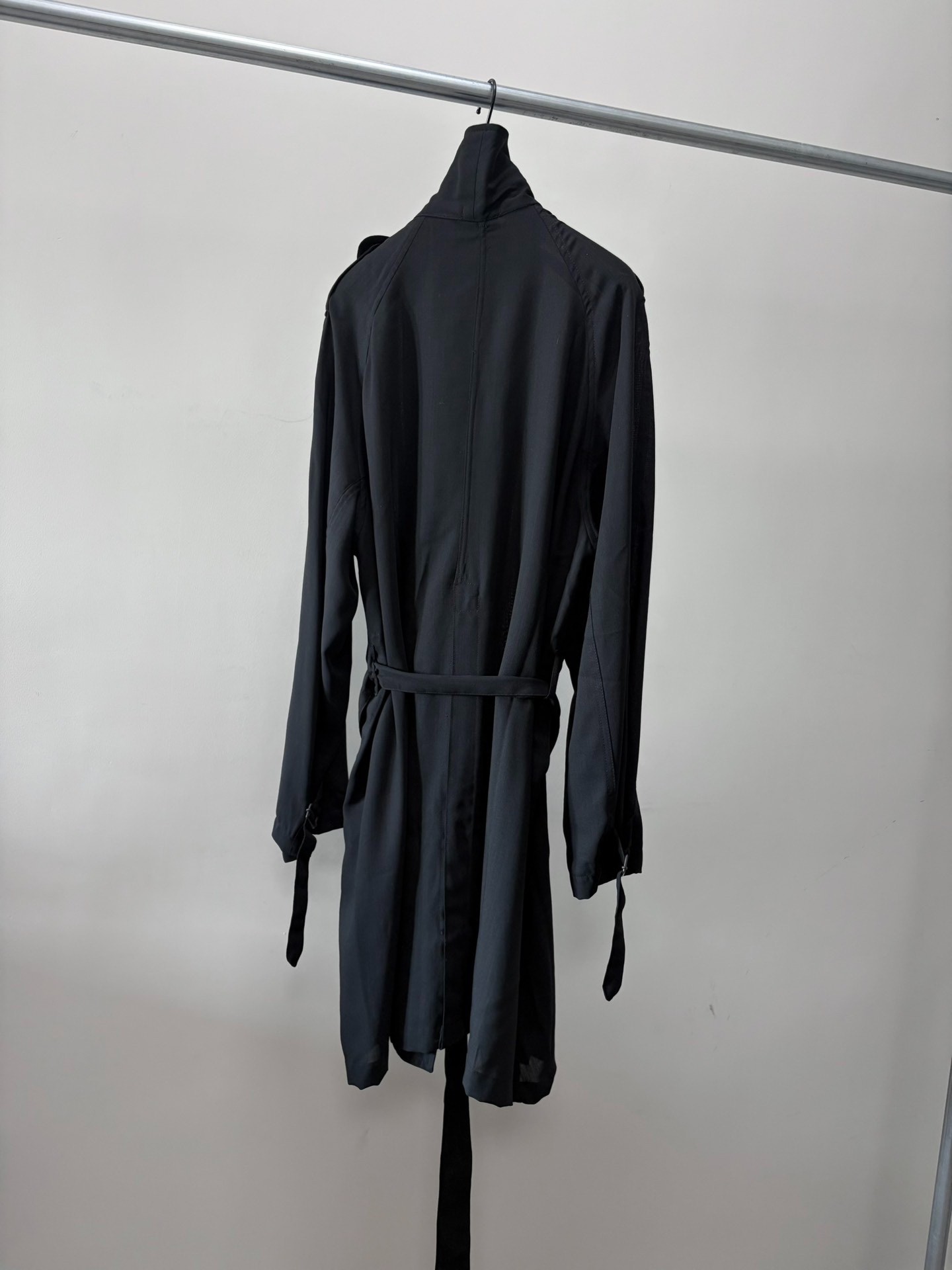 Ann Demeulemeester Belted Trench Coat — back