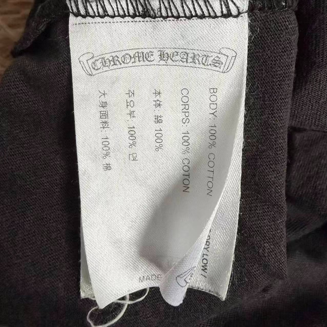 Chrome Hearts London Limited Black Tee — label