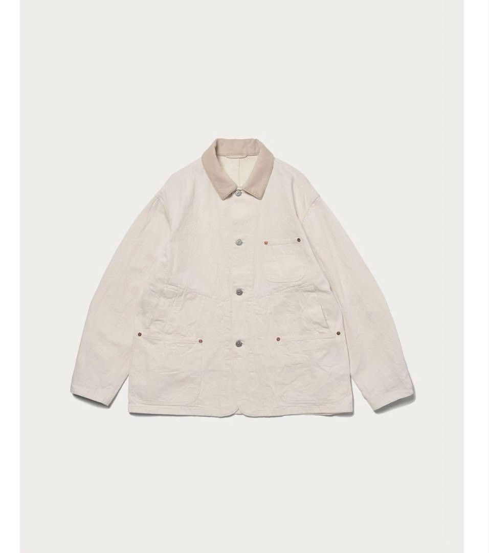 Kaptain Sunshine Off-white Denim Jacket