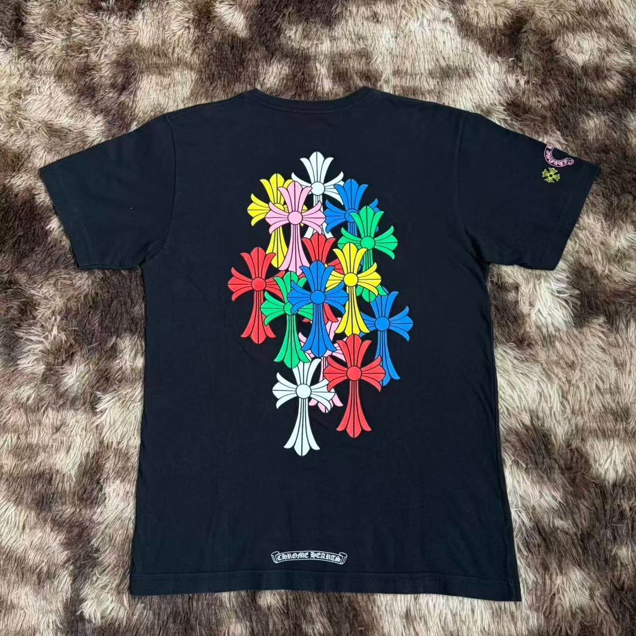 Chrome Hearts Black Cross Short-Sleeve Tee — front