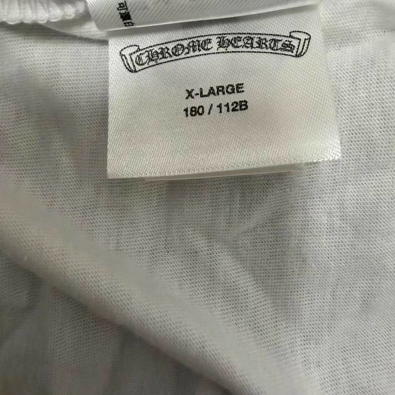 Chrome Hearts White Short-sleeve T-shirt — label