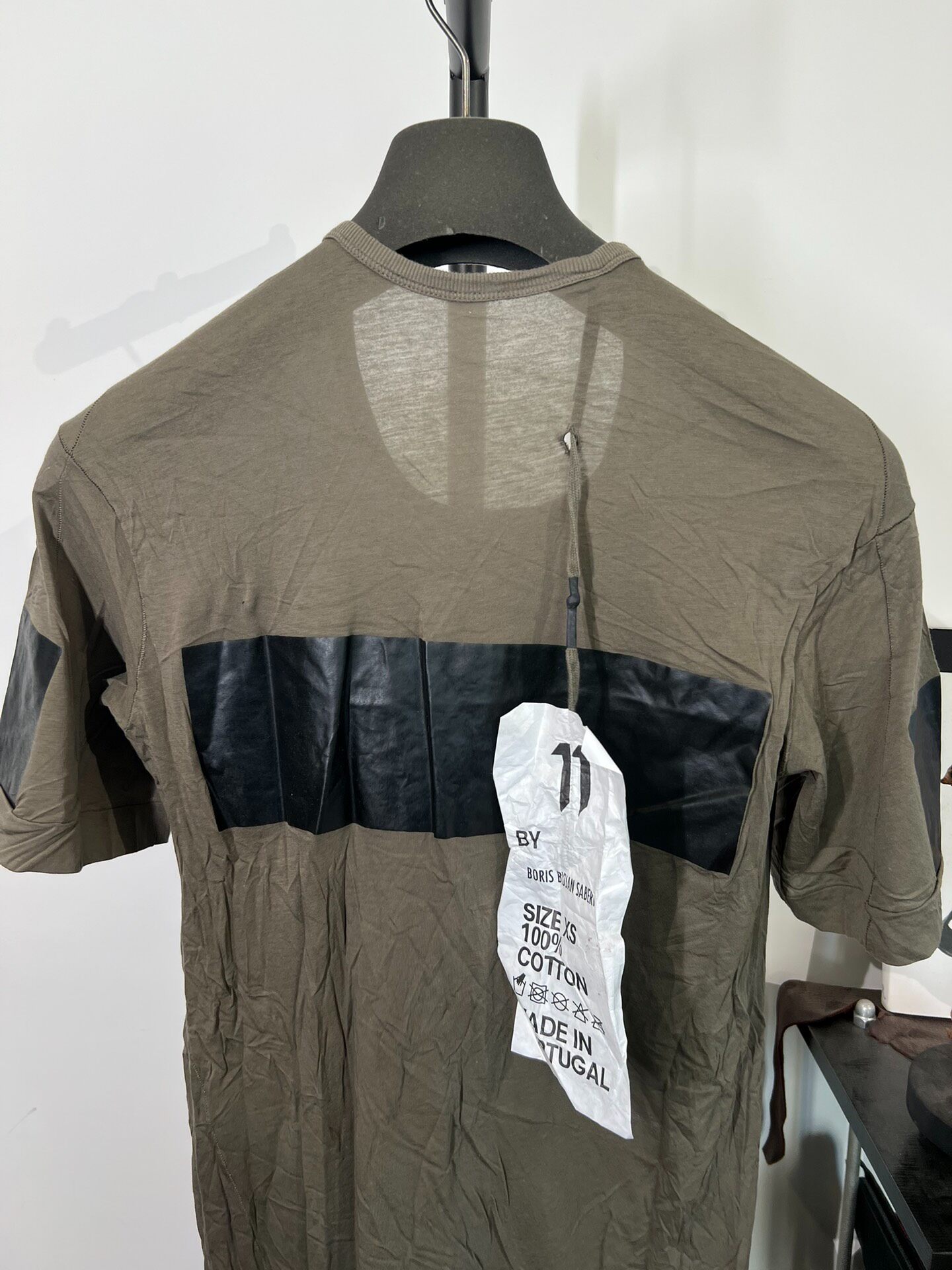 11by bbs TS3F Olive T-Shirt XS — detail