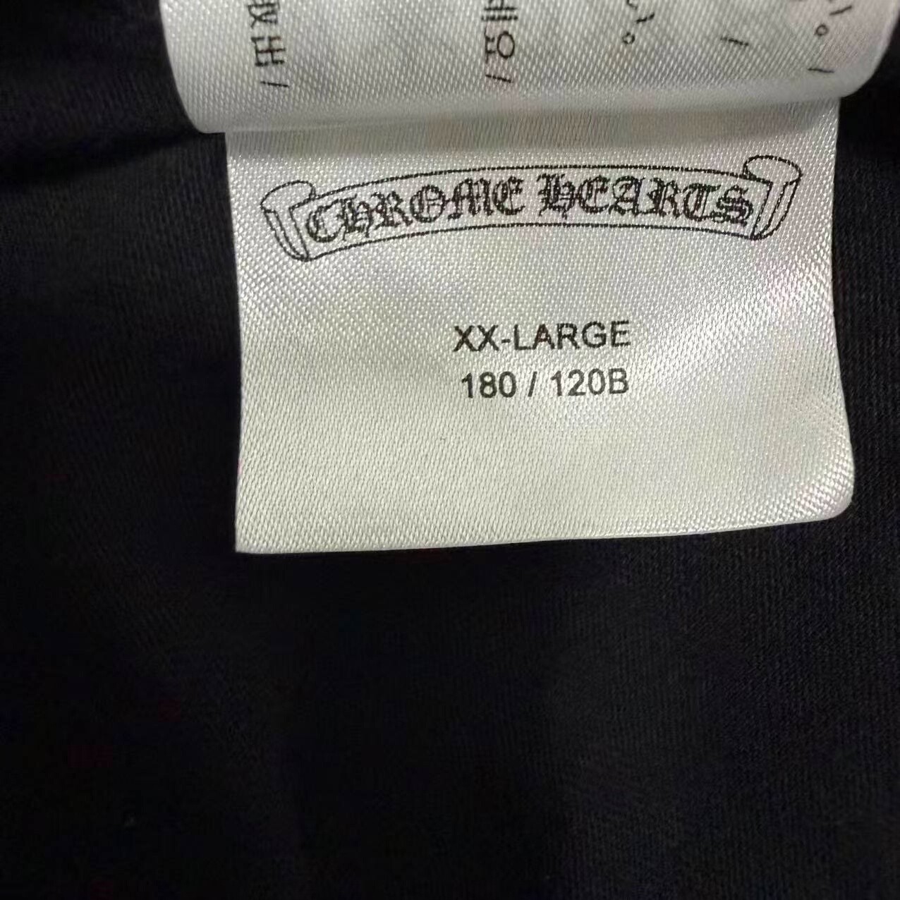 Chrome Hearts Black Hong Kong Long Sleeve — label