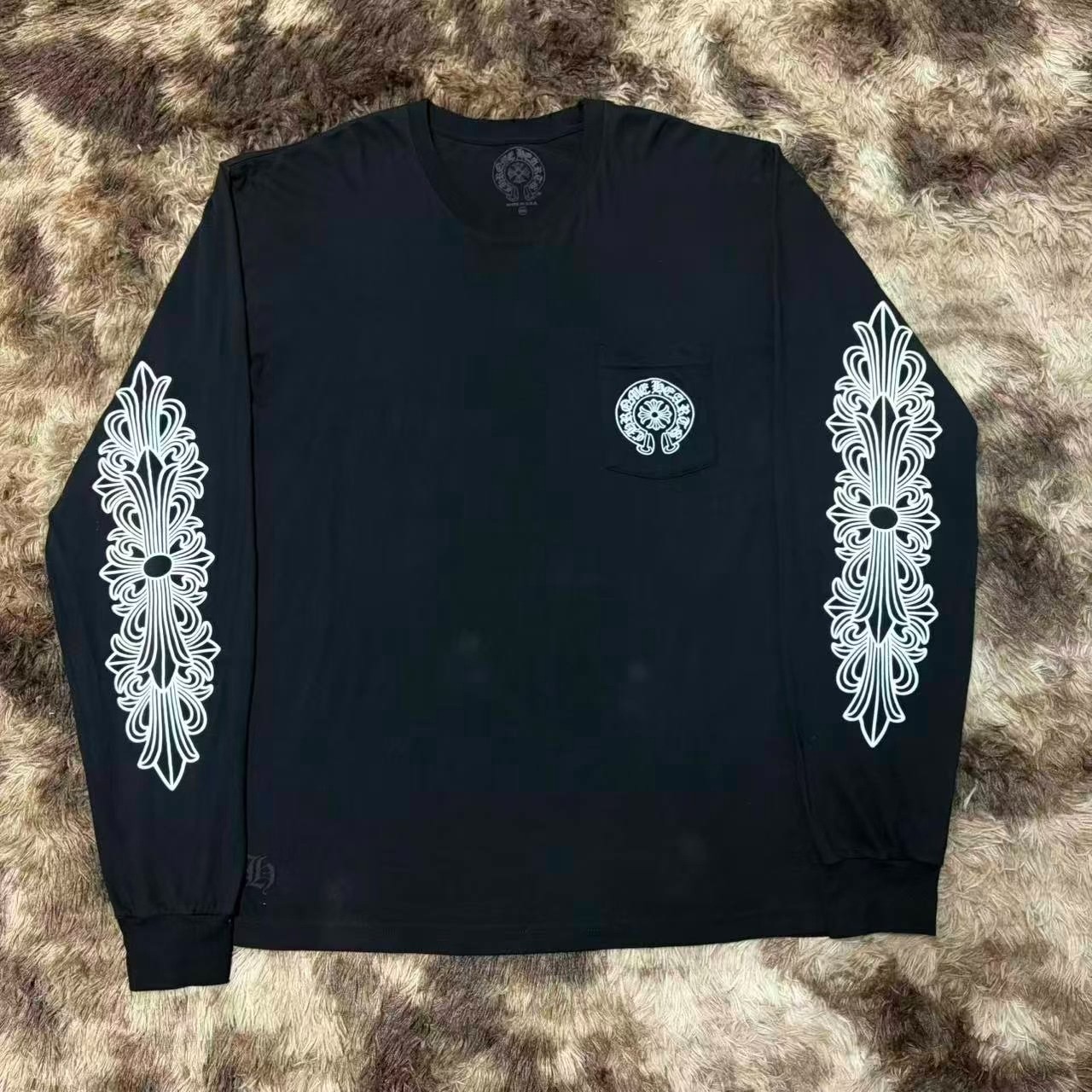 Chrome Hearts Black Hong Kong Long Sleeve