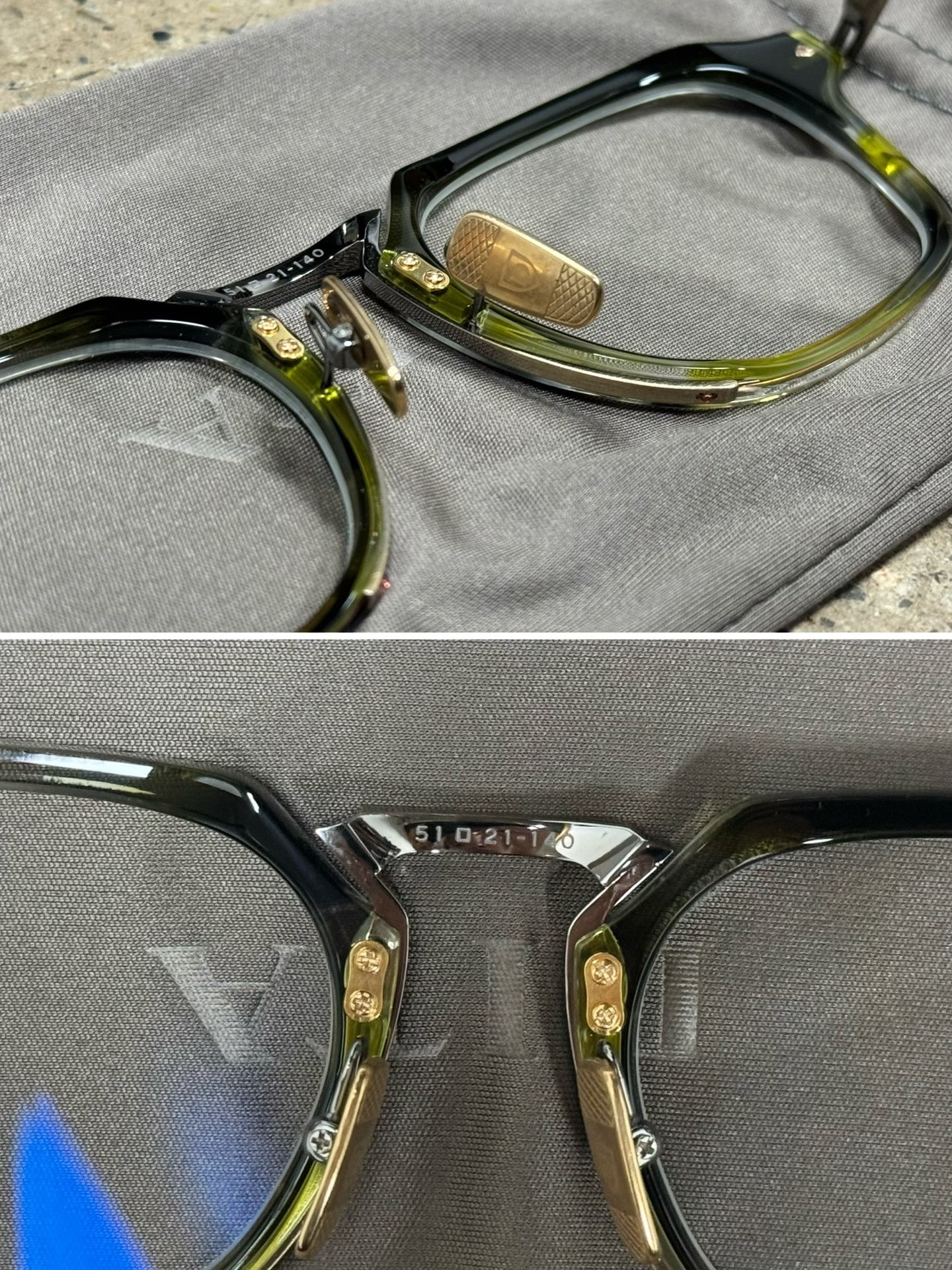 Dita Aegeus DTX413 Eyeglasses Frame — back