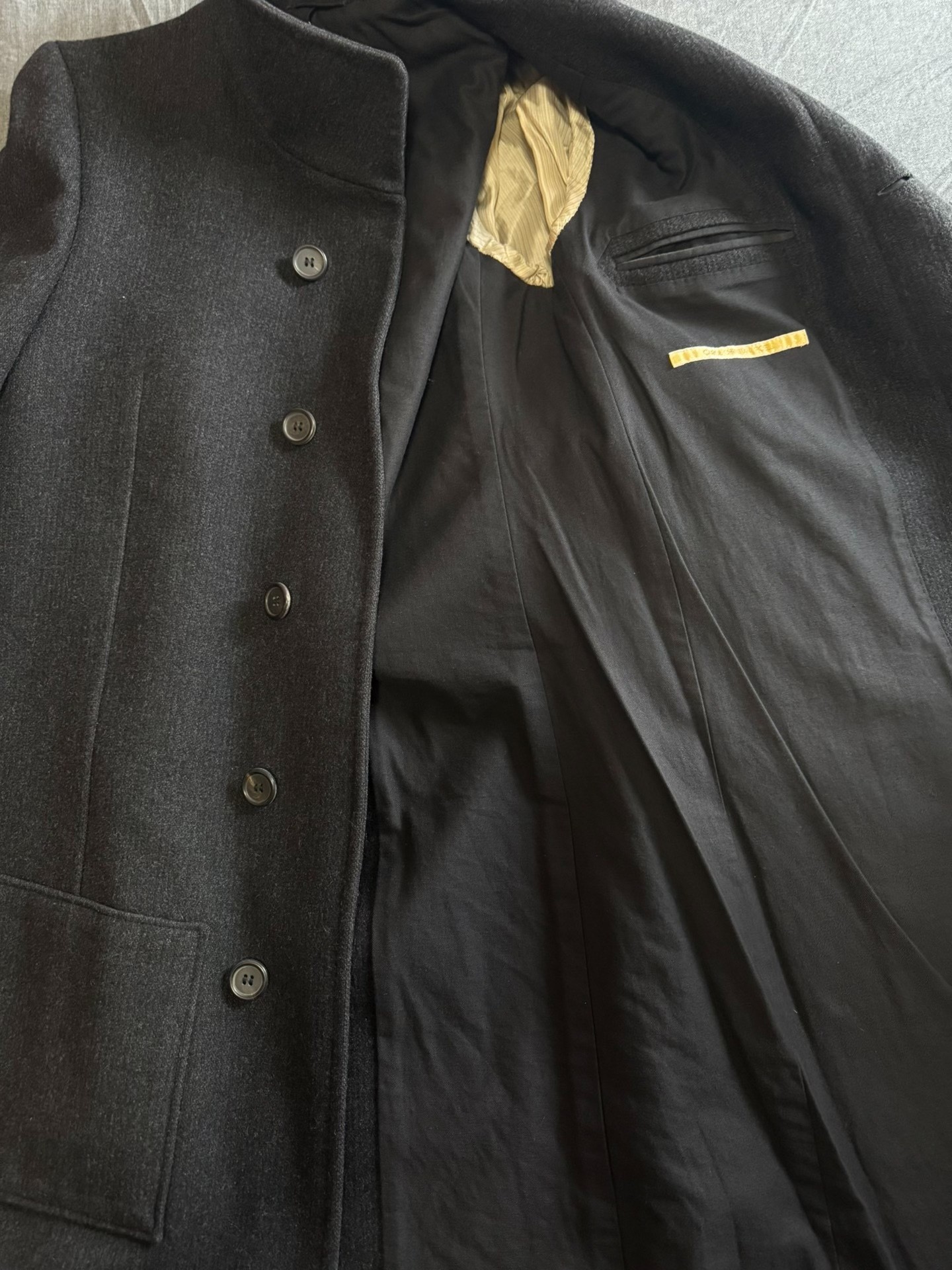 Carol Christian Poell CCP Archive Overcoat — label