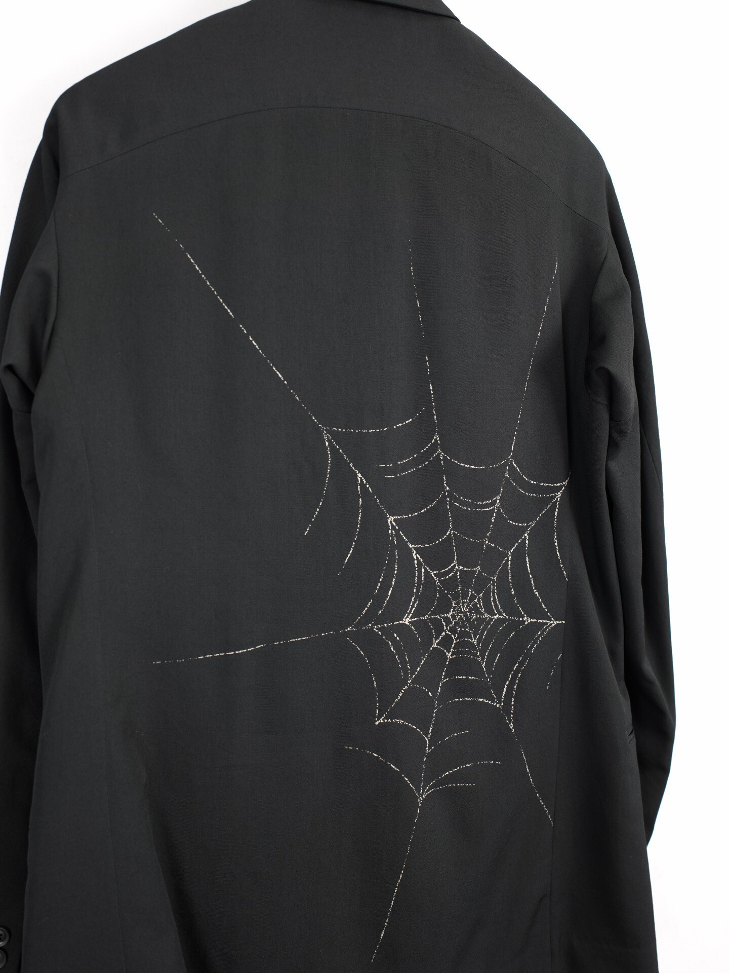 Yohji Yamamoto 18AW Spiderweb Blazer — label