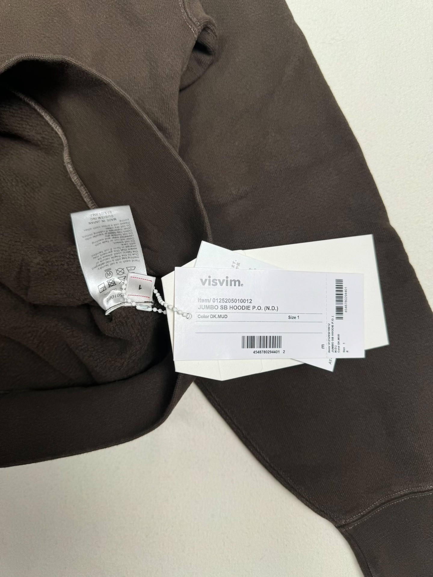 VISVIM 25AW Jumbo SB Hoodie — back