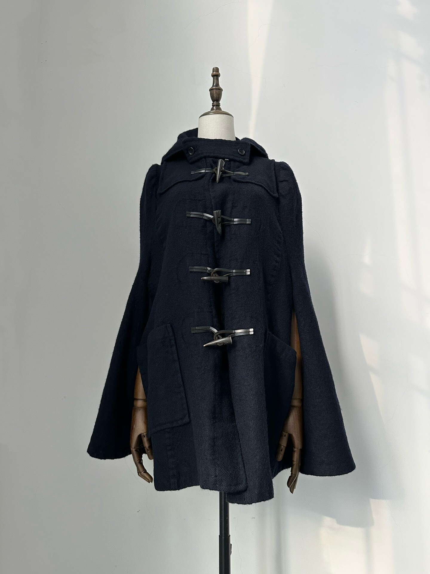 Junya Watanabe Wool Toggle Cape Jacket