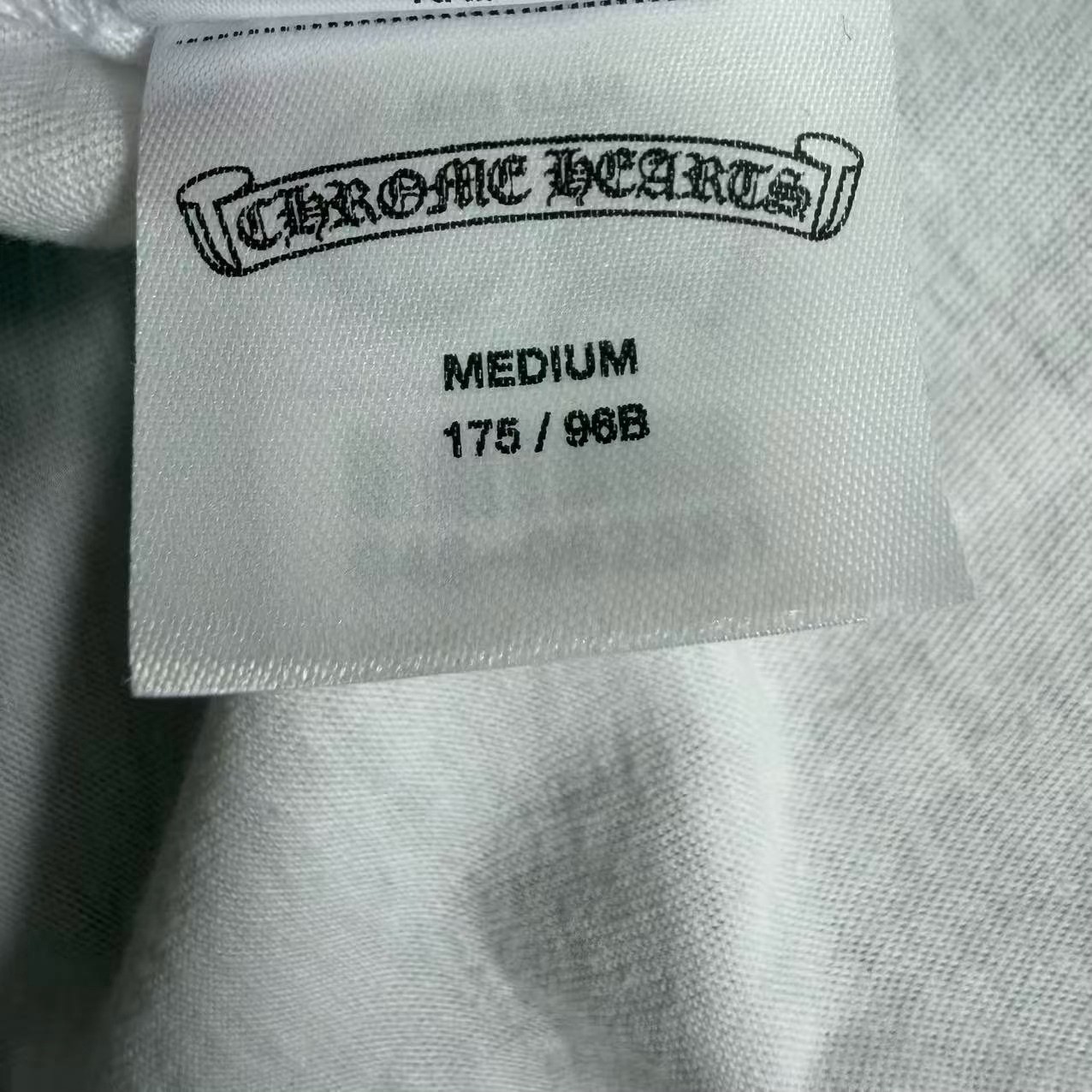 Chrome Hearts White Yellow Limited Tee — back