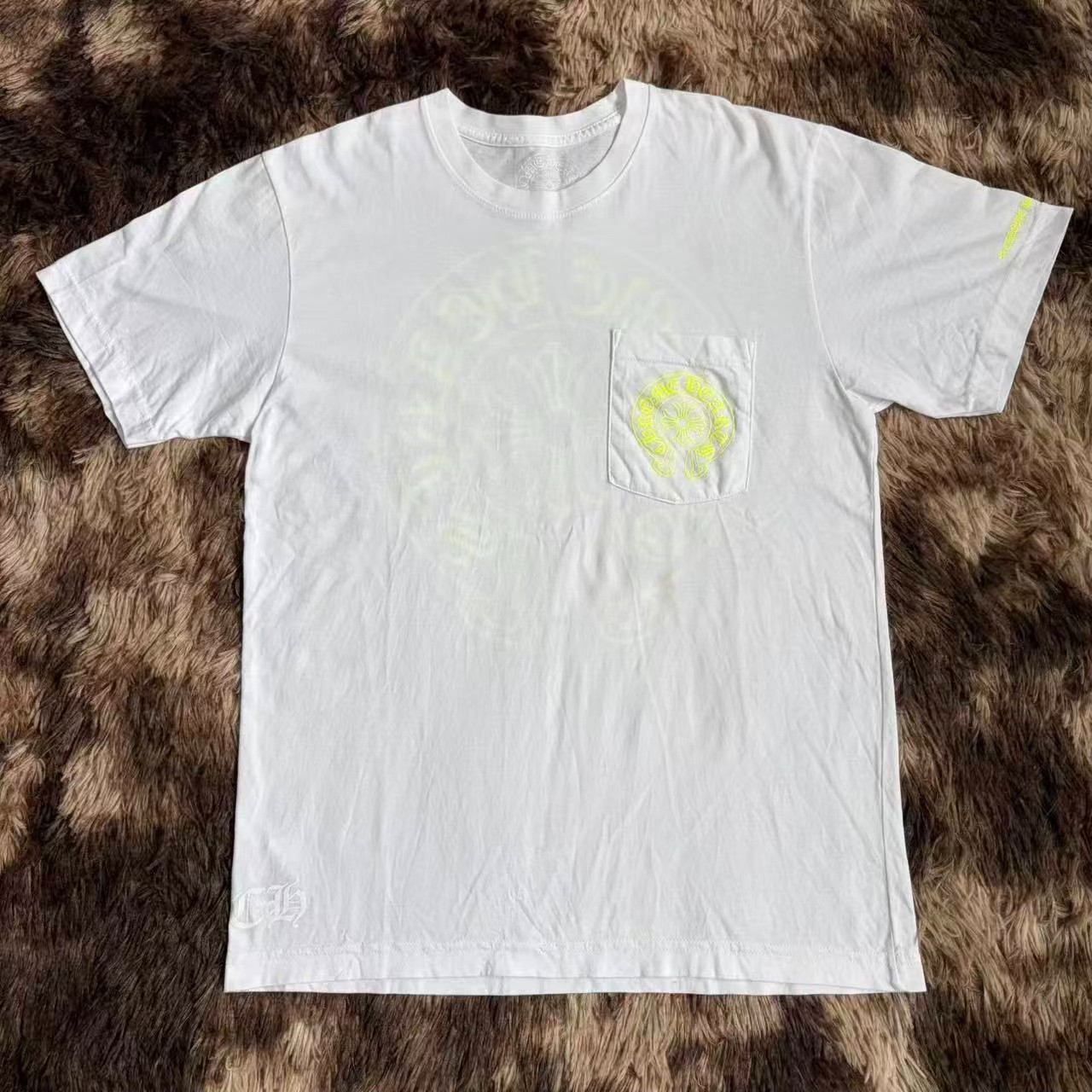 Chrome Hearts White Yellow Limited Tee