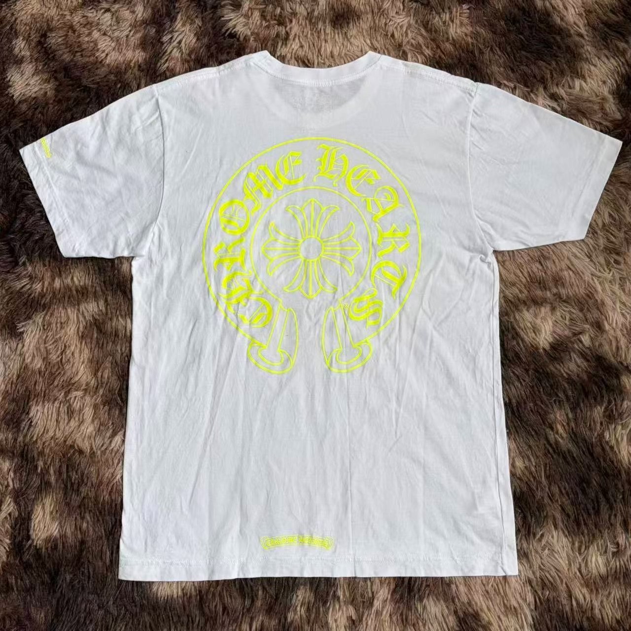 Chrome Hearts White Yellow Limited Tee — front