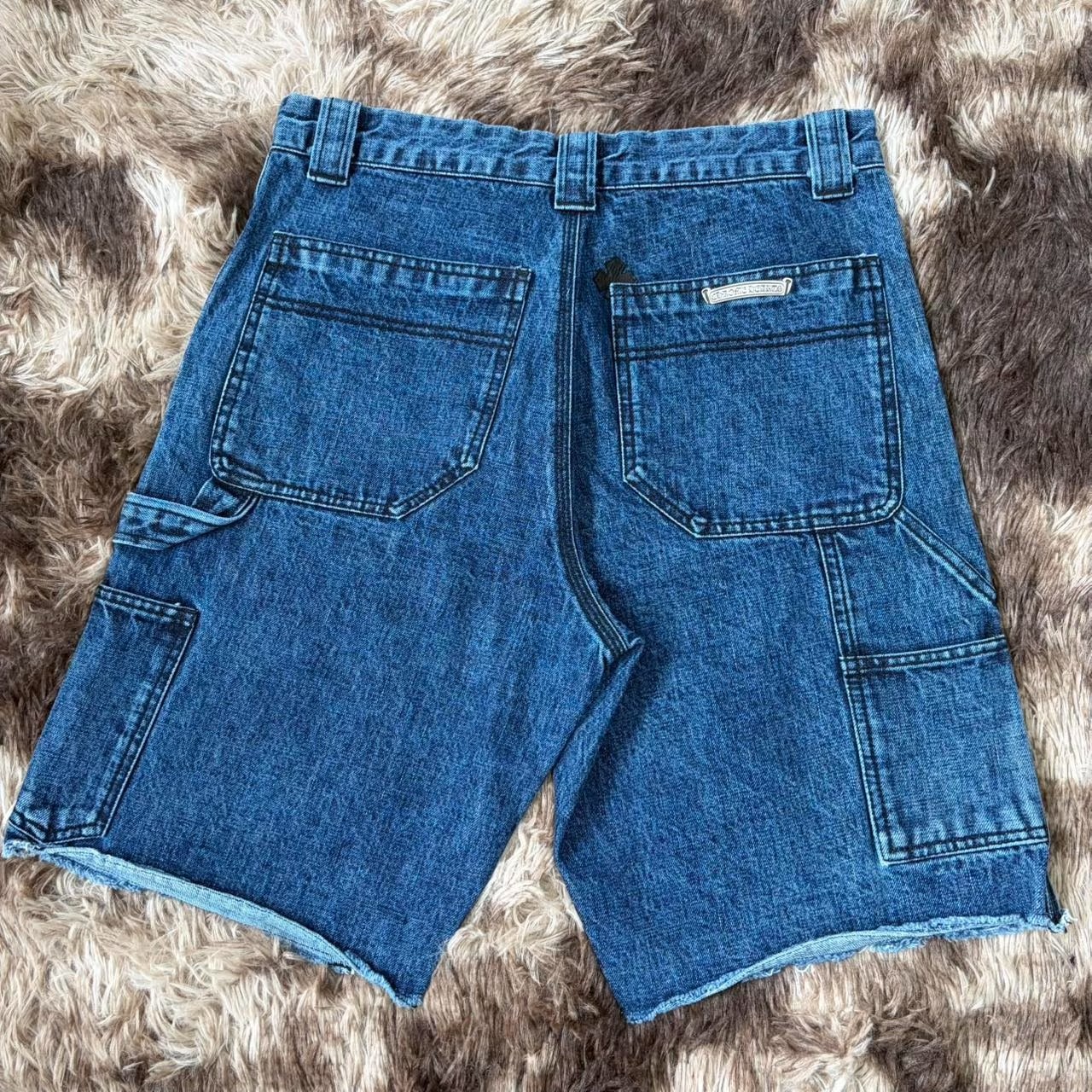 Chrome Hearts Carpenter Denim Shorts — front