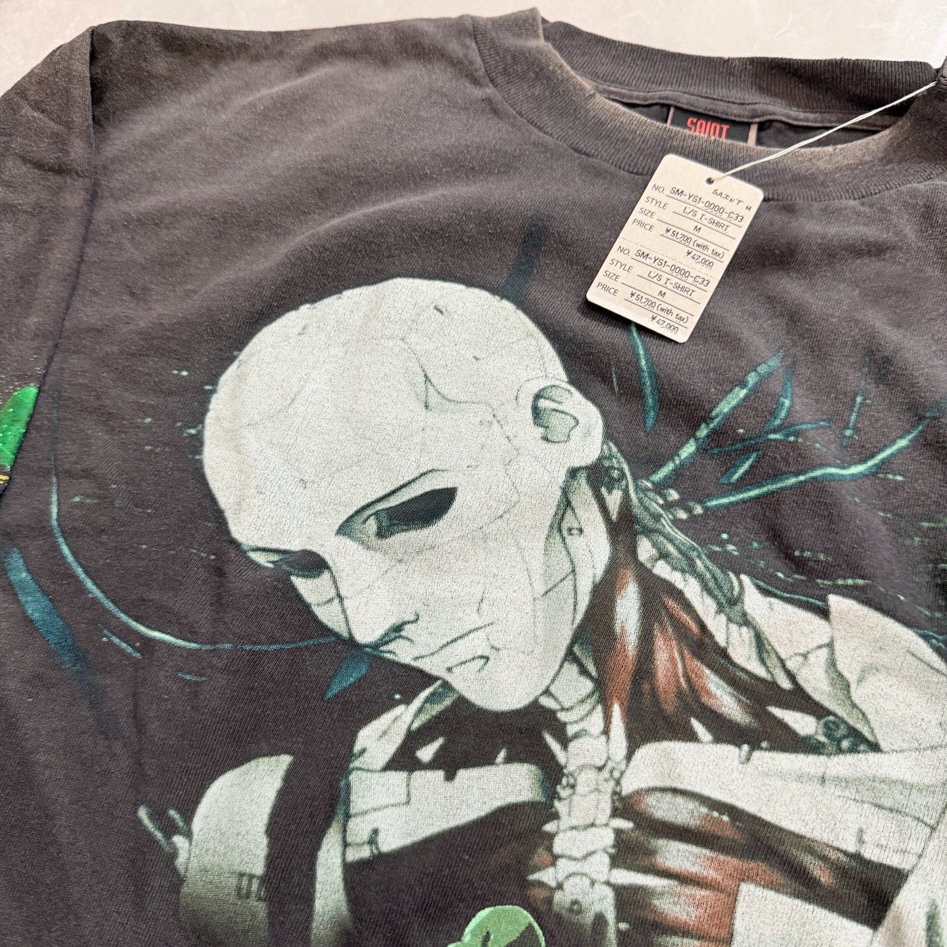 Saint Michael x Ghost in Shell Long Sleeve Tee — back