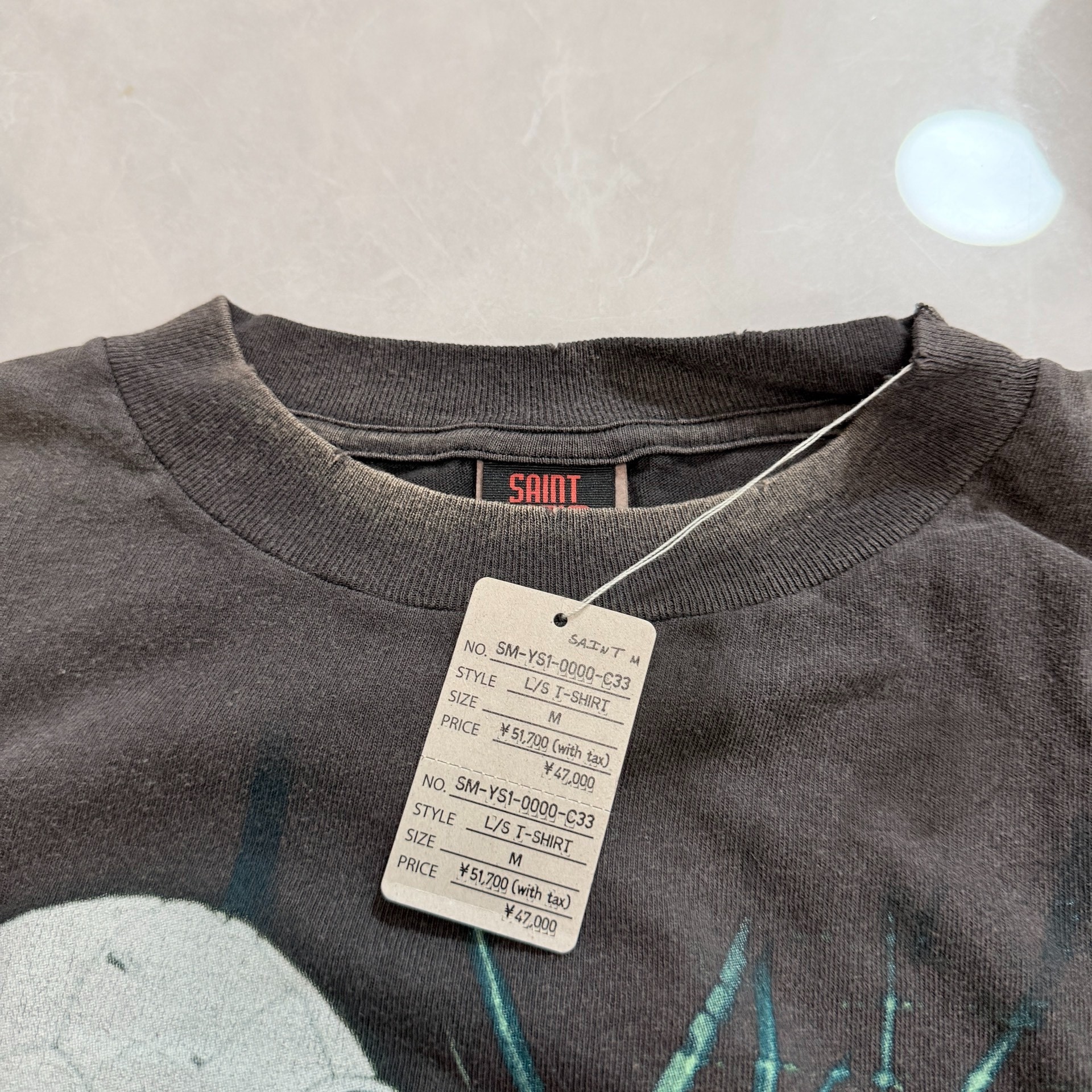 Saint Michael x Ghost in Shell Long Sleeve Tee — detail