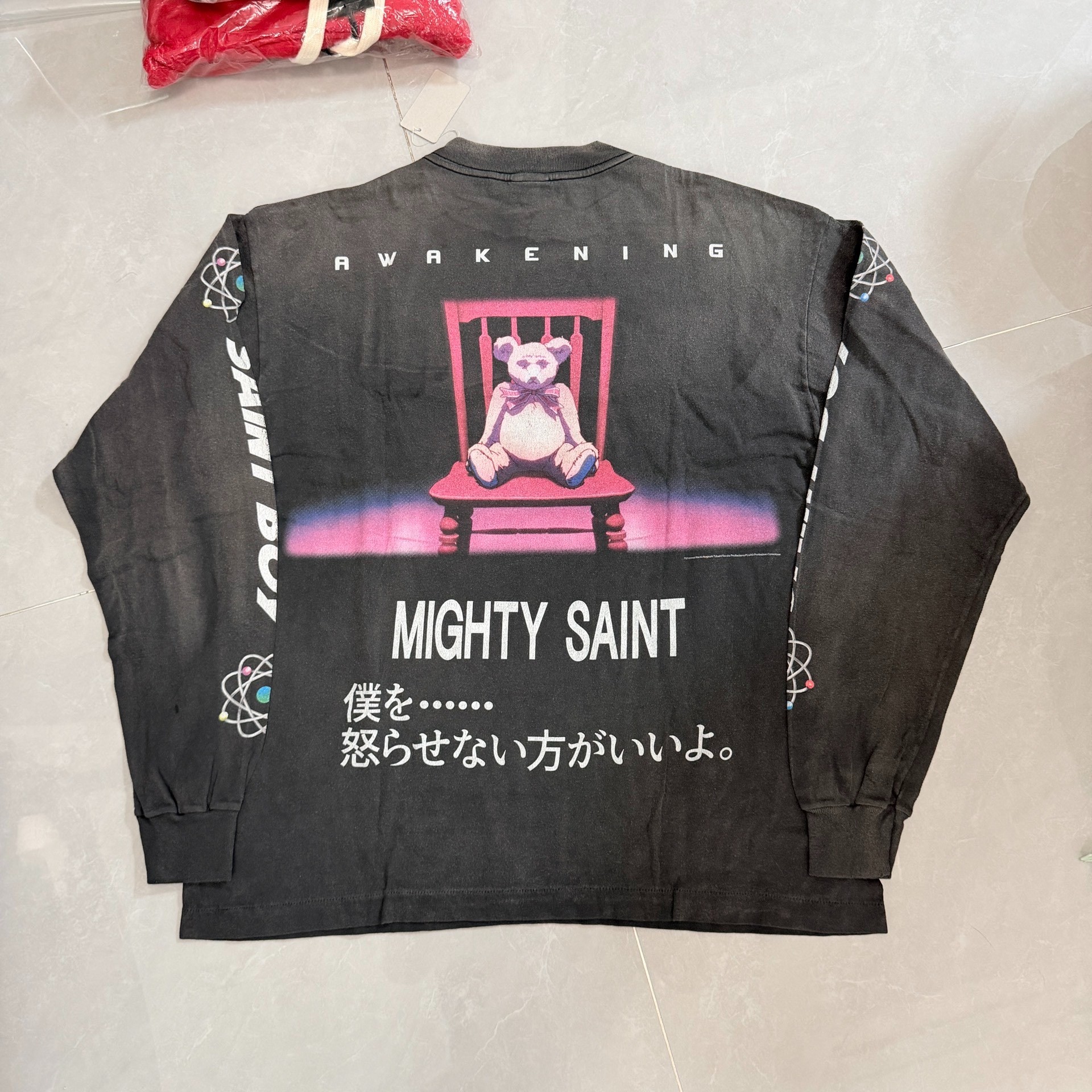 Saint Michael Pluto Anime Long Sleeve Top — front