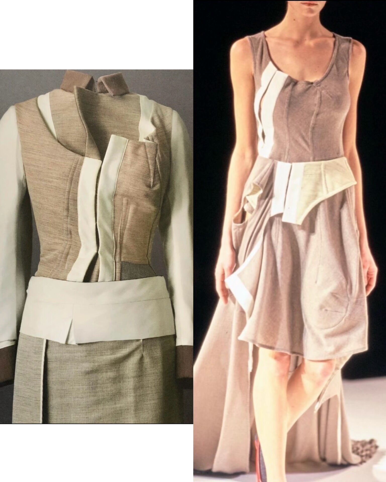 Comme des Garcons 1998 Deconstructed Skirt — front