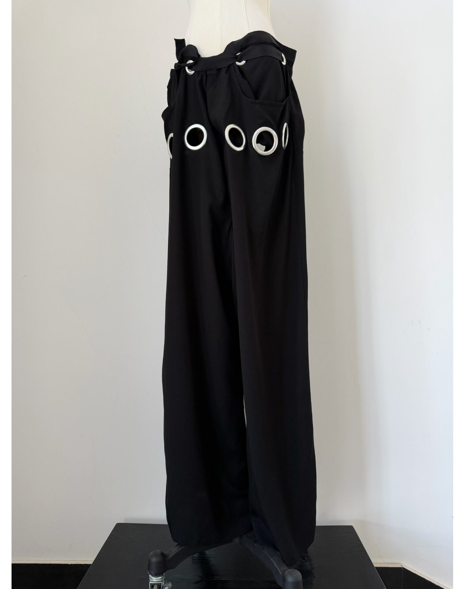 Yohji Yamamoto 2004 Runway Ring Pants — back