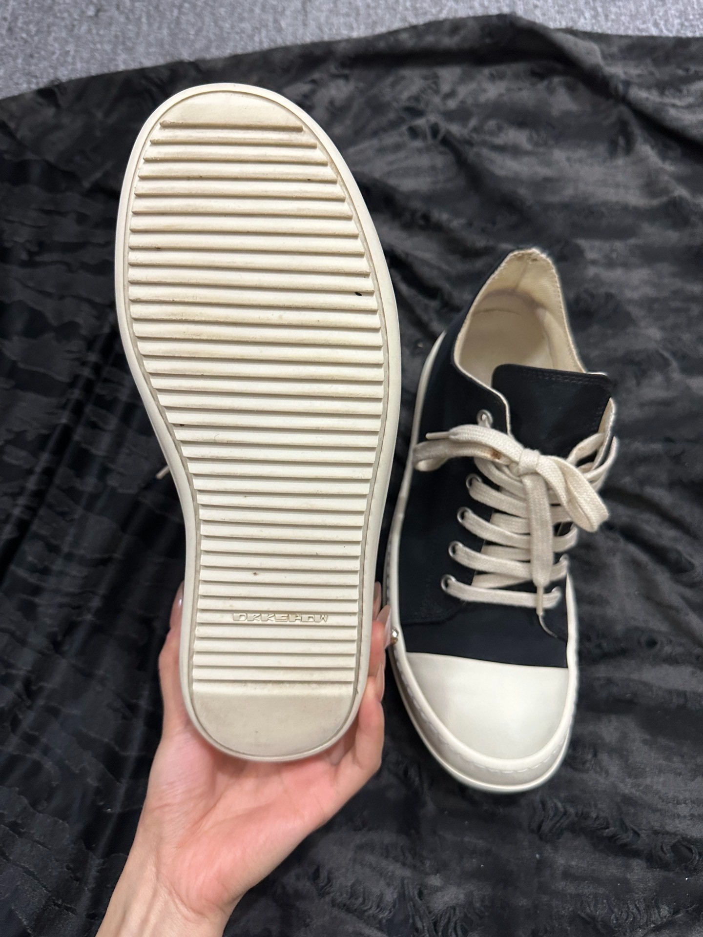 Rick Owens DRKSHDW Low-Top Canvas — front