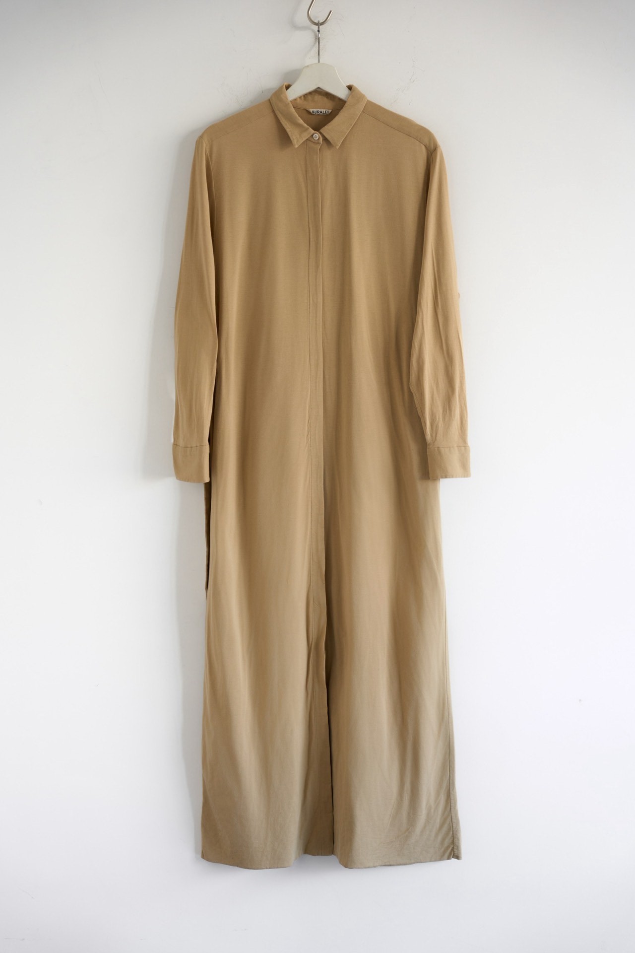 AURALEE 16ss Monk Belted Shirt Robe