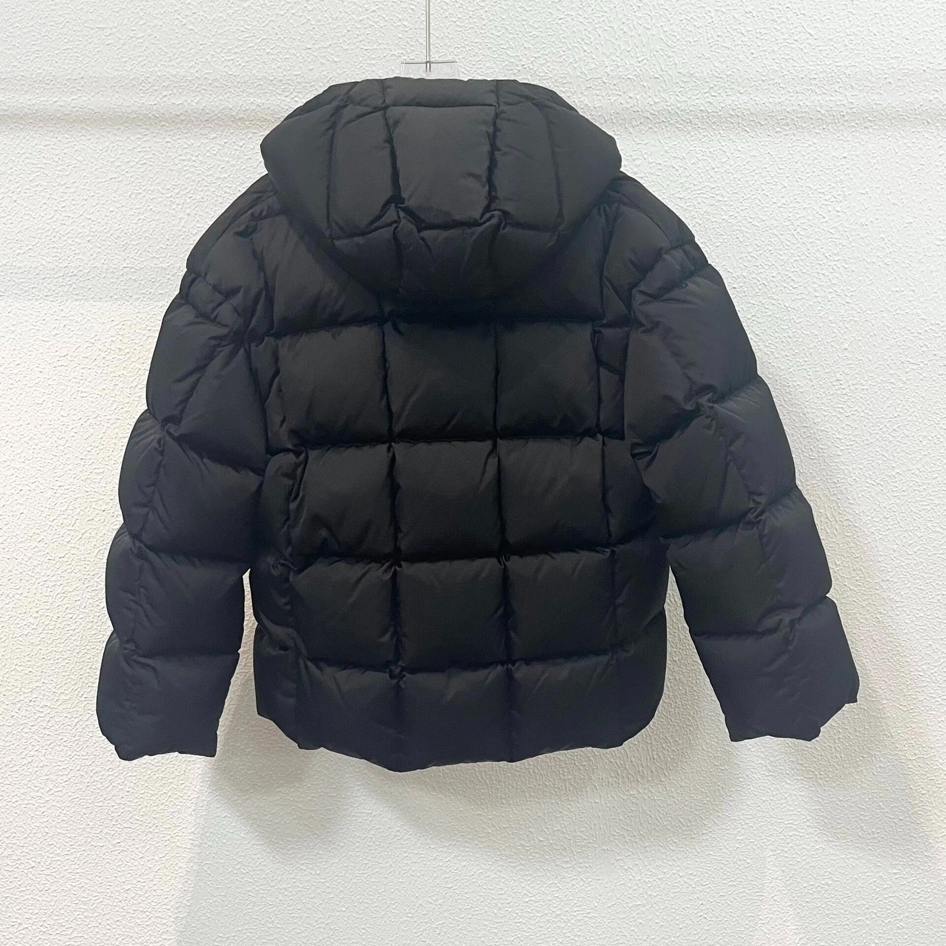 Louis Vuitton Black Hooded Down Puffer Jacket — detail