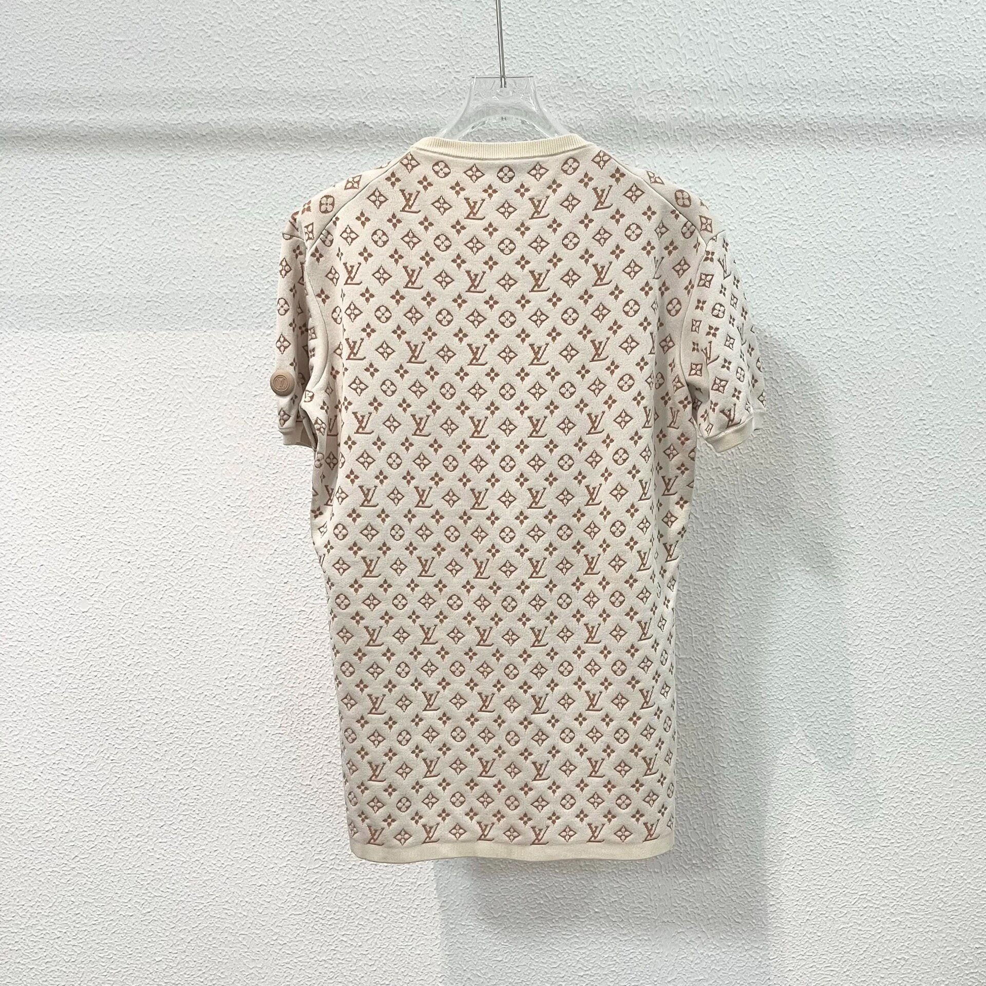 Louis Vuitton Monogram Knit Short Sleeve Top — detail