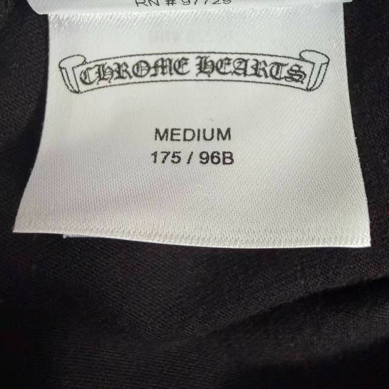 Chrome Hearts Short Sleeve T-Shirt — label