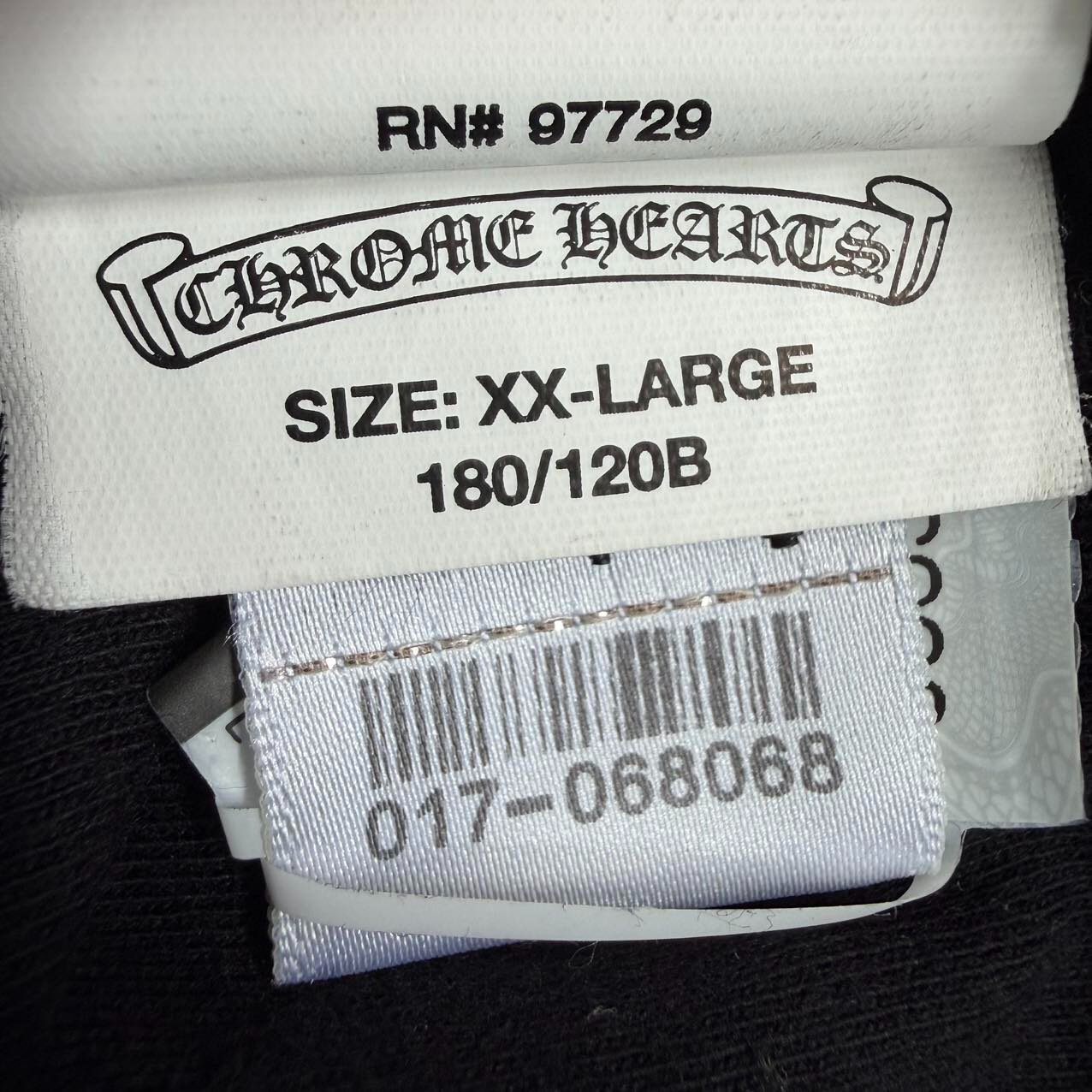 Chrome Hearts Printed Long-Sleeve Shirt — label
