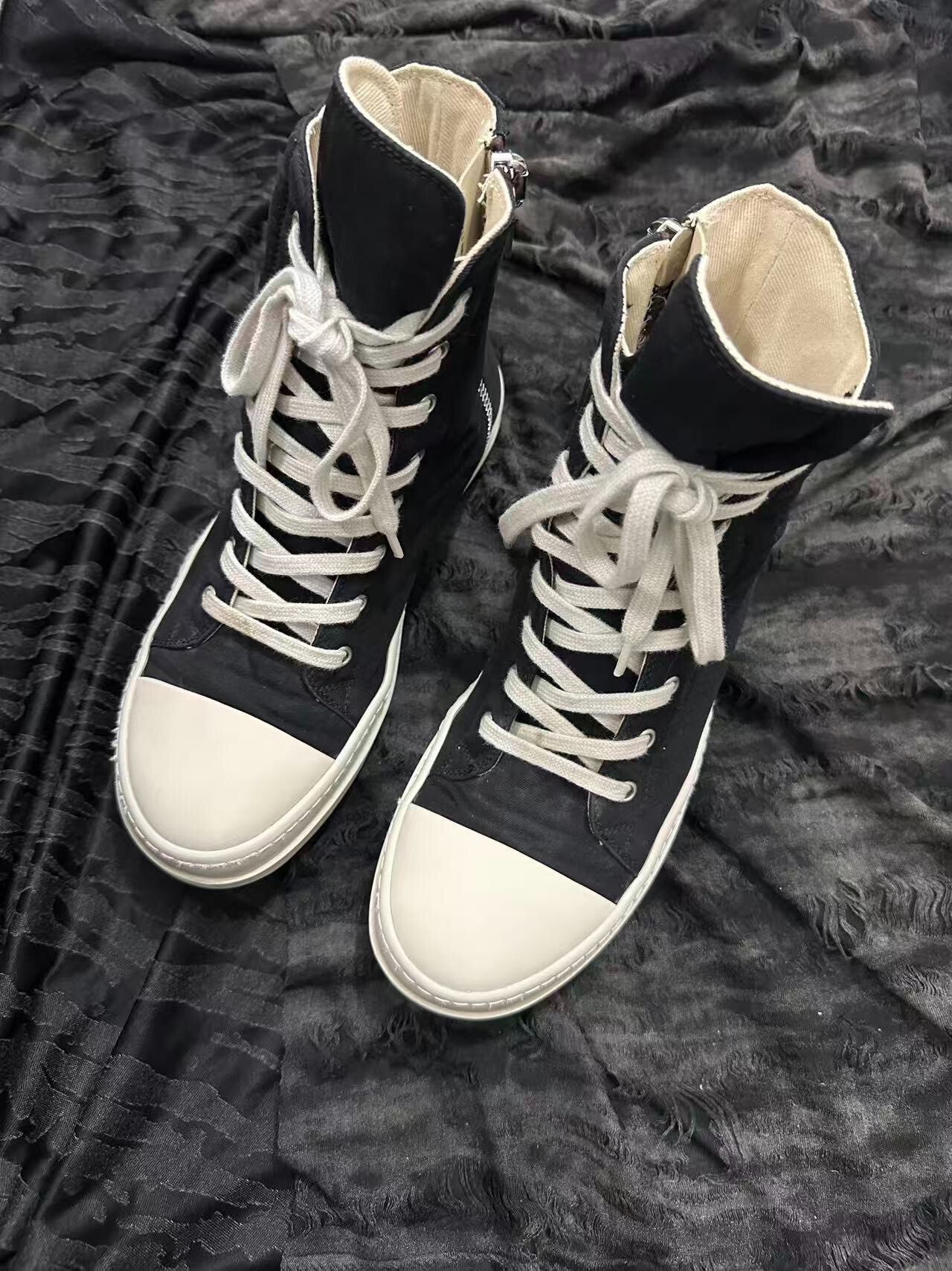 Rick Owens DRKSHDW High-Top Canvas — front