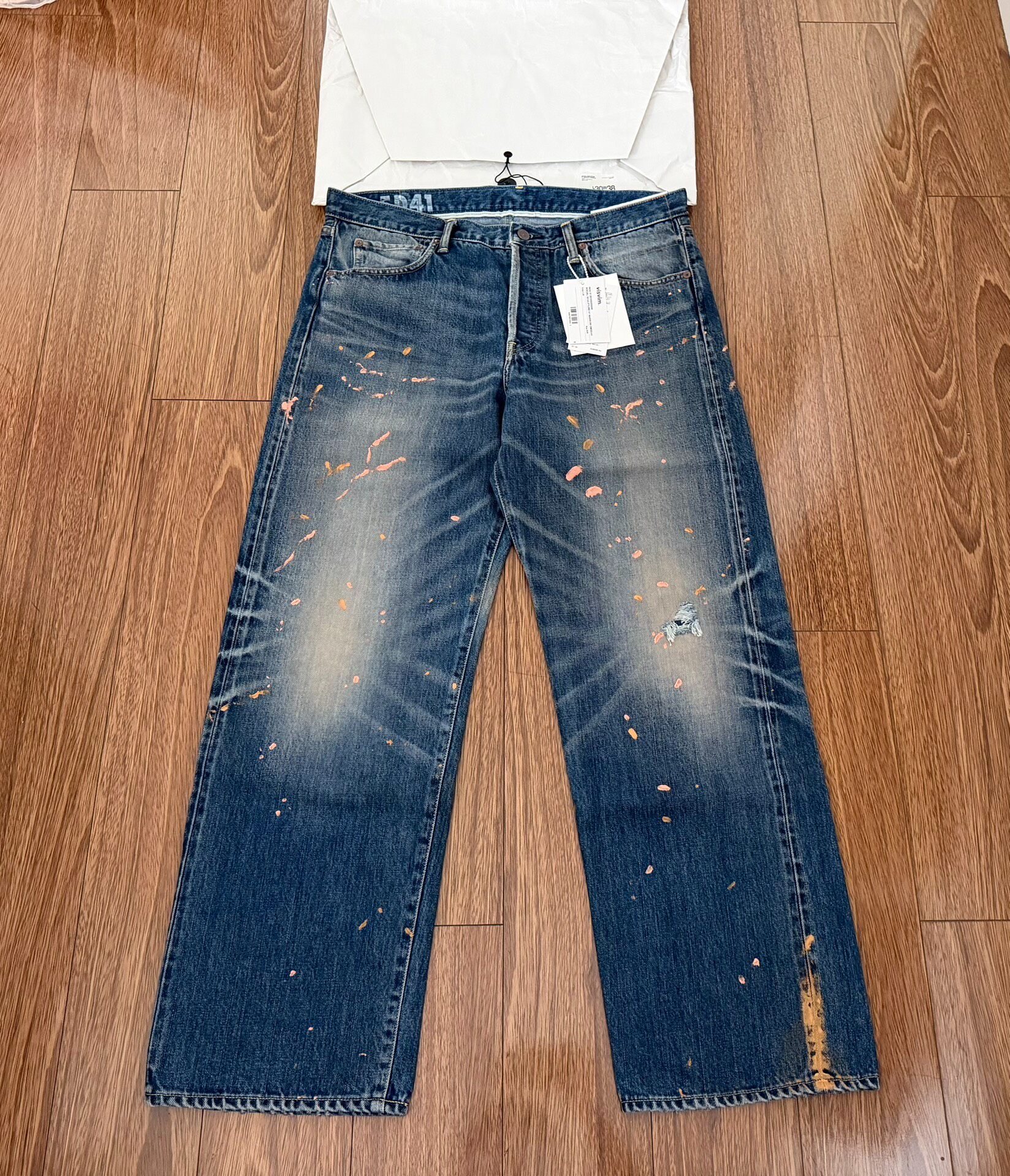 Visvim 26SS Damaged Narrow Denim Jeans
