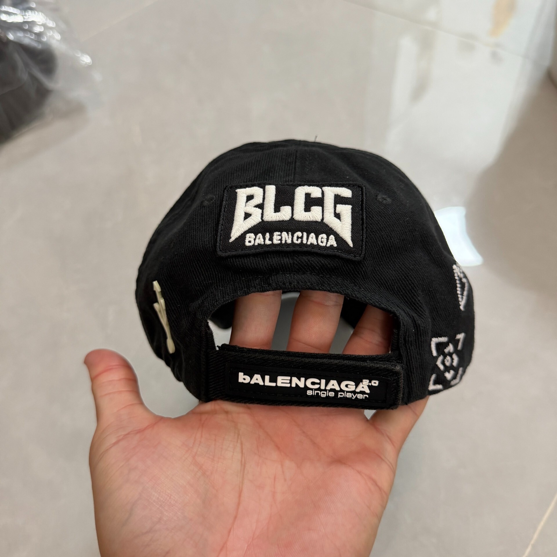 Balenciaga Extreme Racing Baseball Cap — back