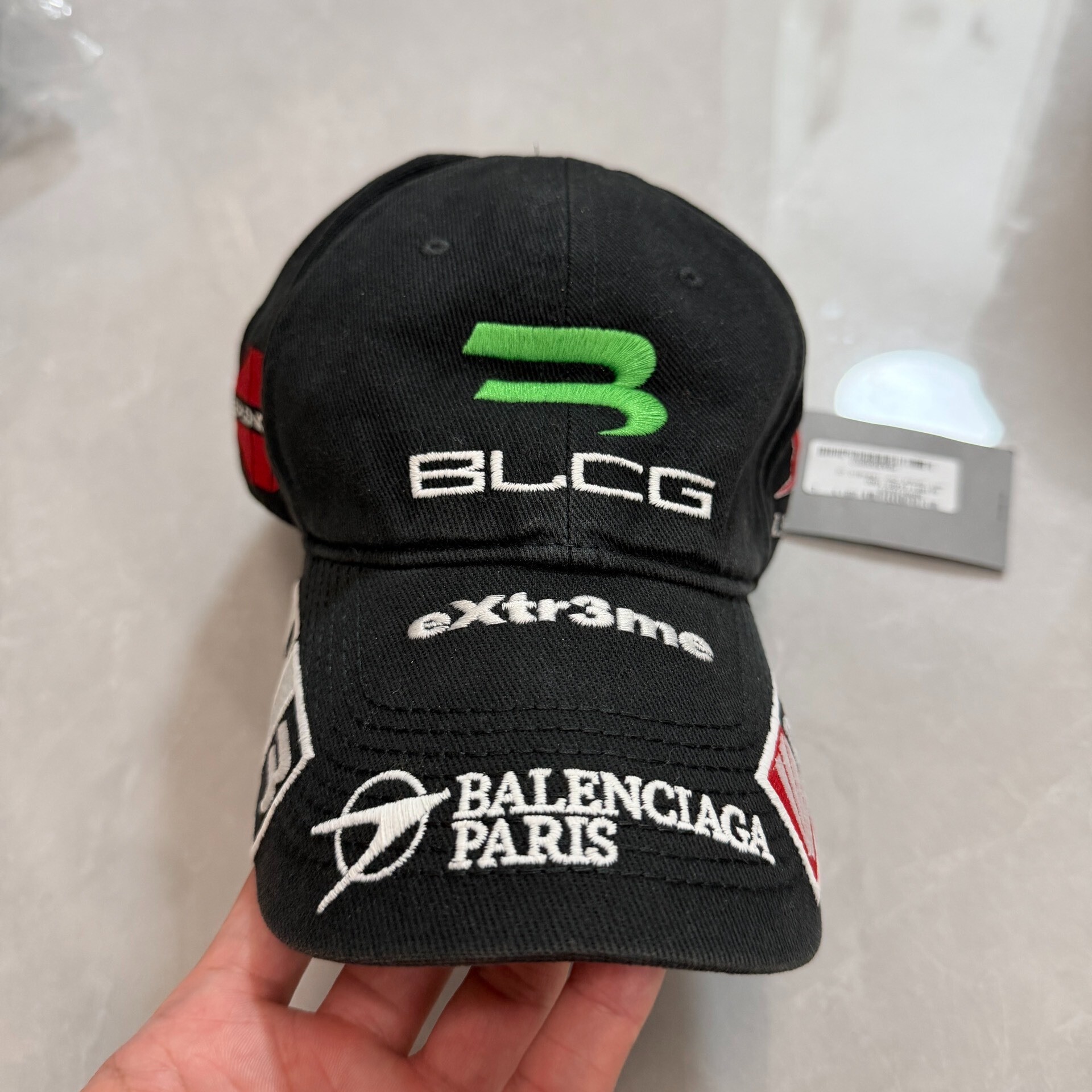 Balenciaga Extreme Racing Baseball Cap — front