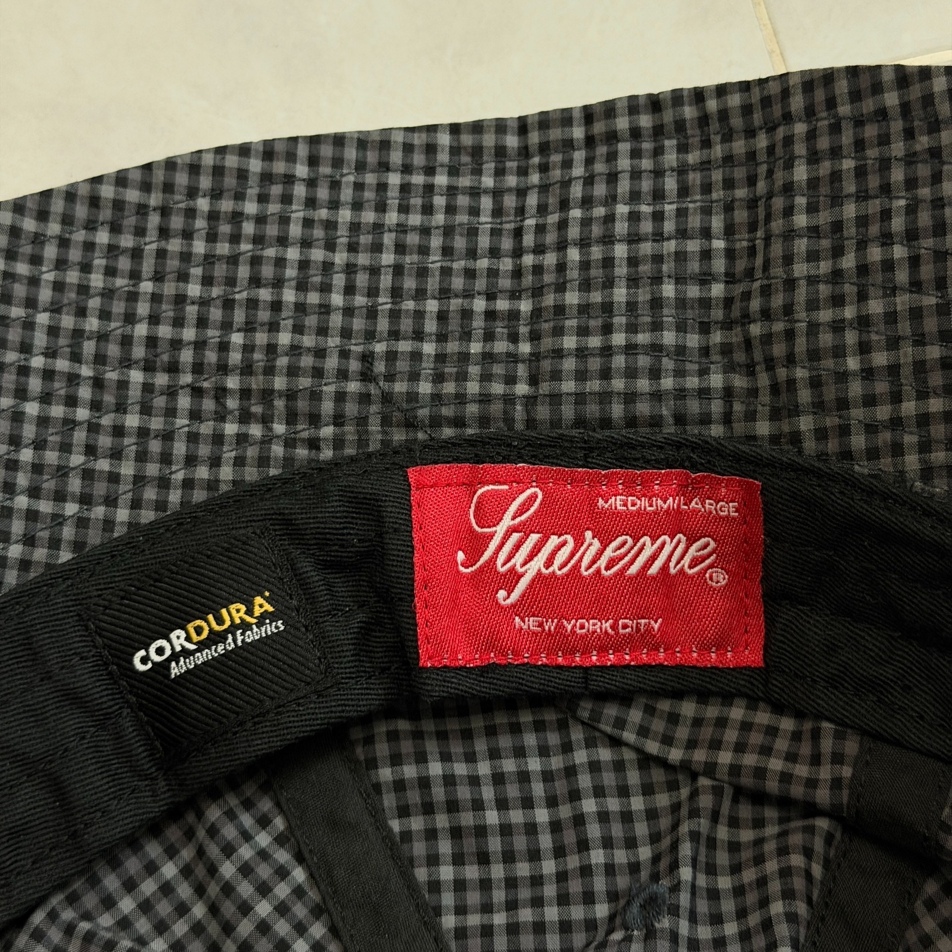 Supreme SS25 Week13 Cordura Bell Hat — detail