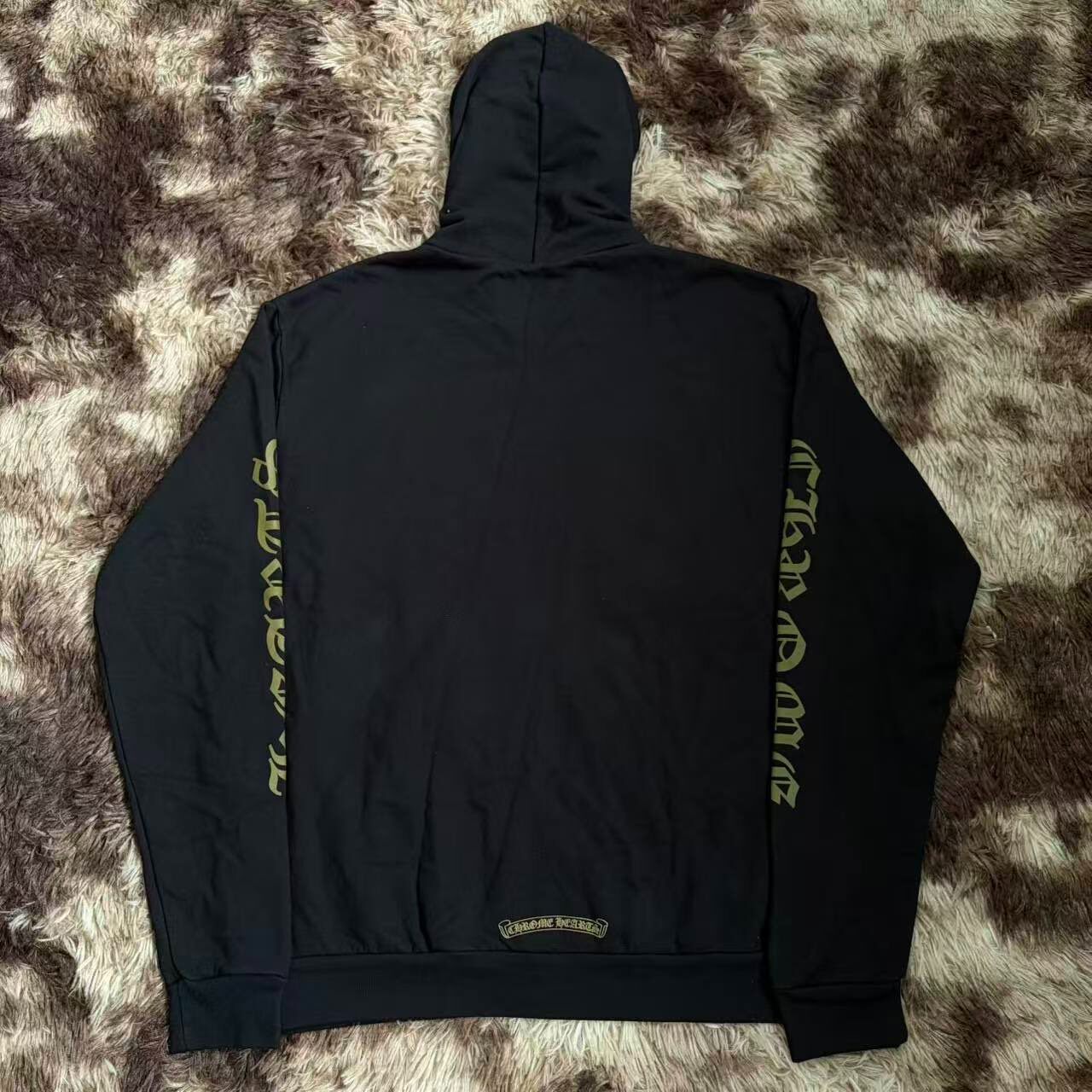 Chrome Hearts Black Zip-Up Hoodie — front