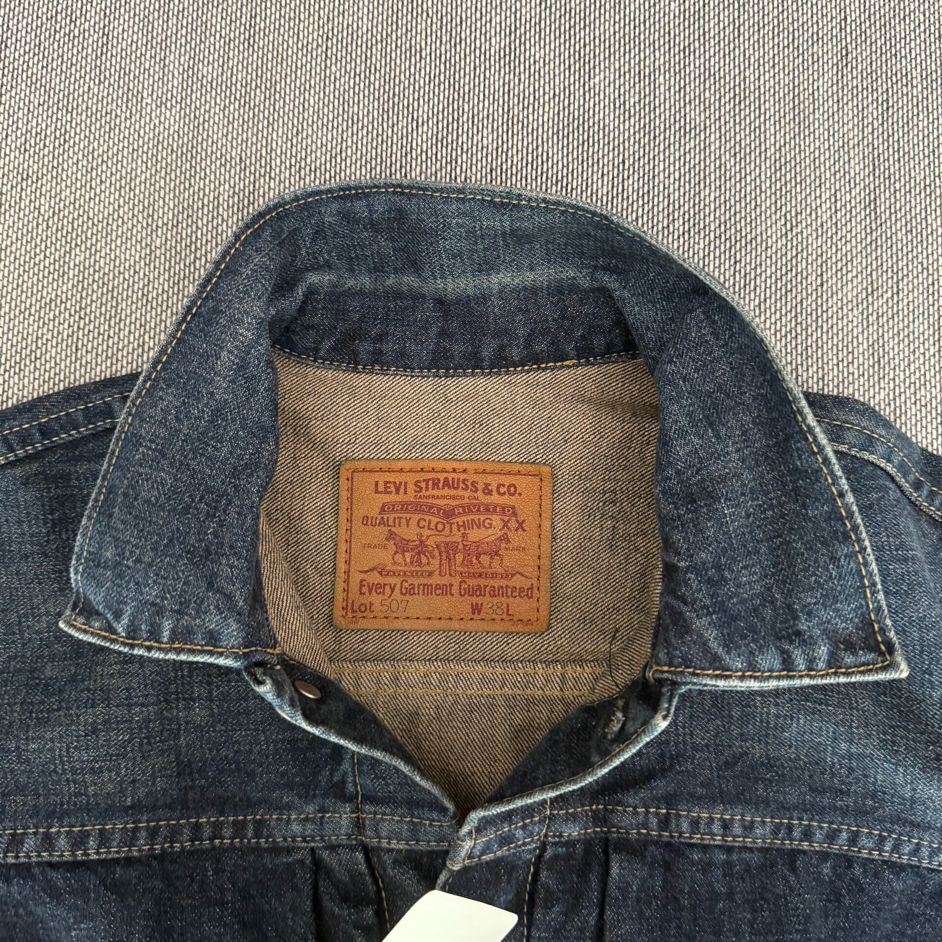Levi's LVC 507 Denim Jacket — detail
