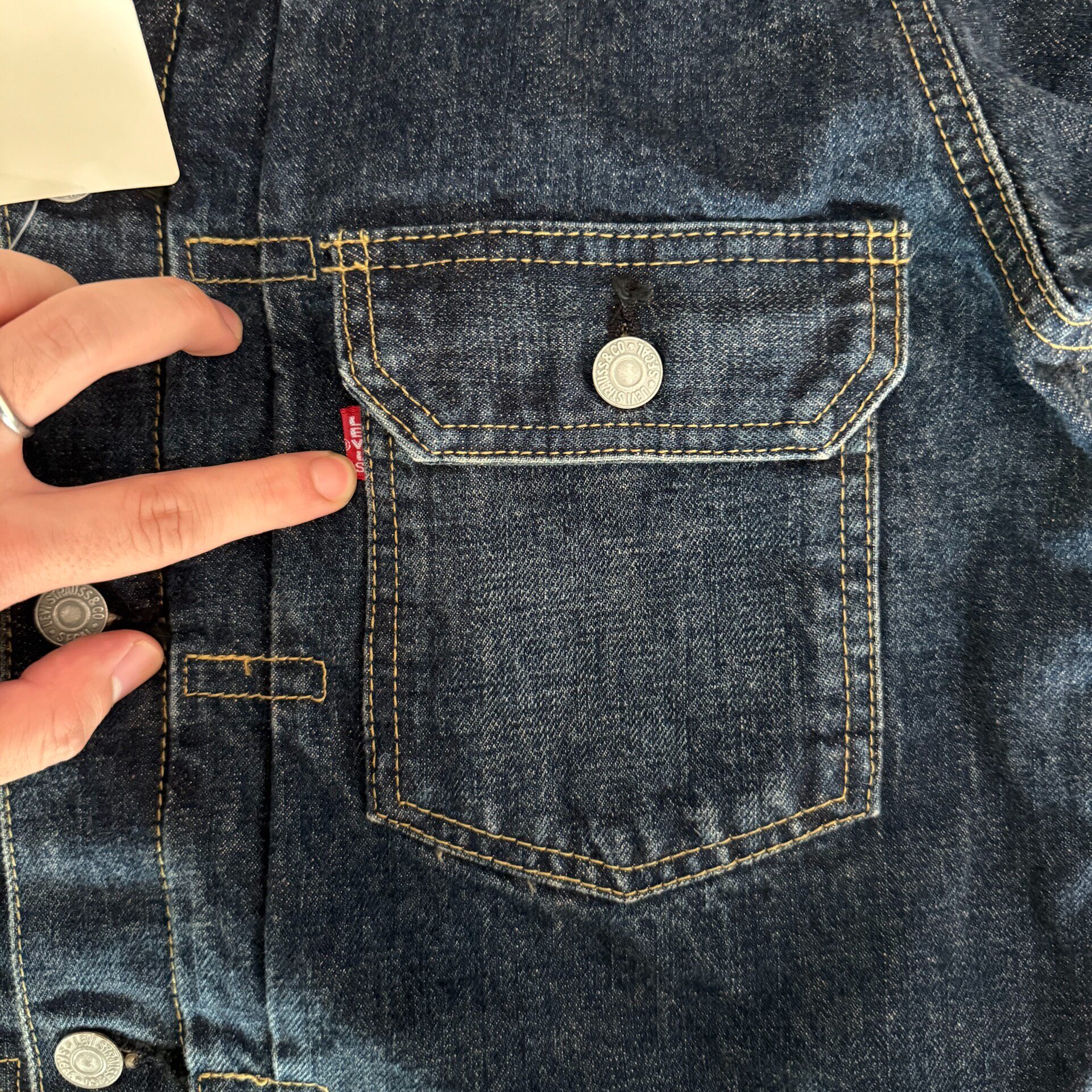 Levi's LVC 507 Denim Jacket — back