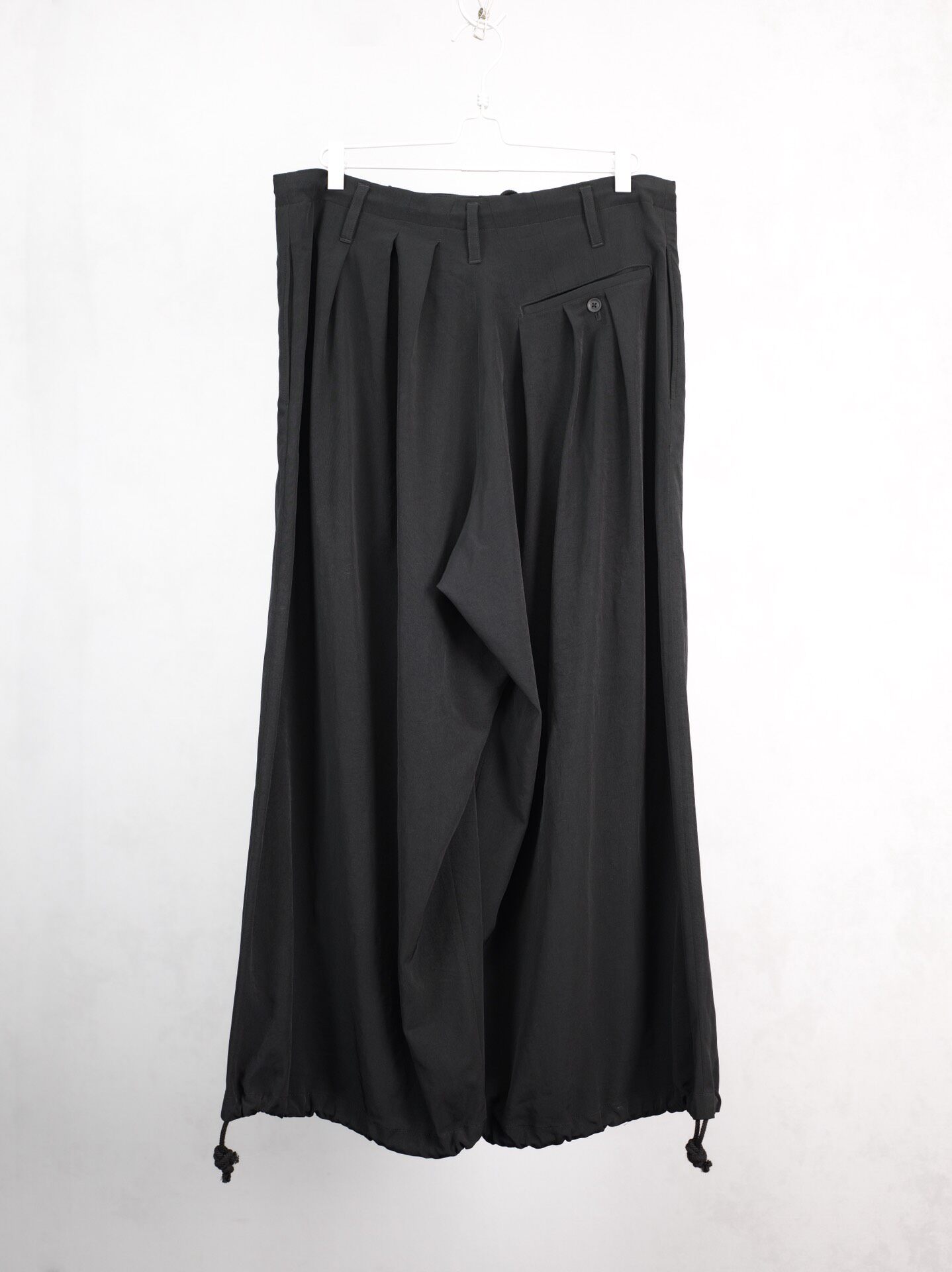 Yohji Yamamoto 20SS Triacetate Balloon Pants — front