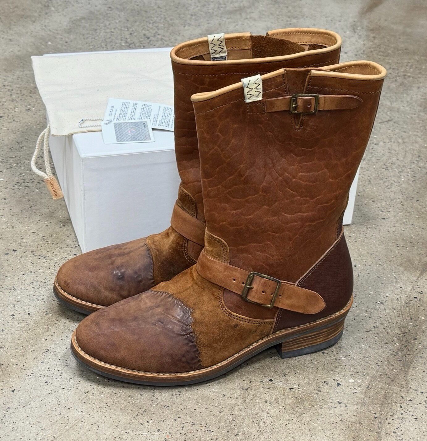 Visvim T.W.O. Boots-Folk Brown M10