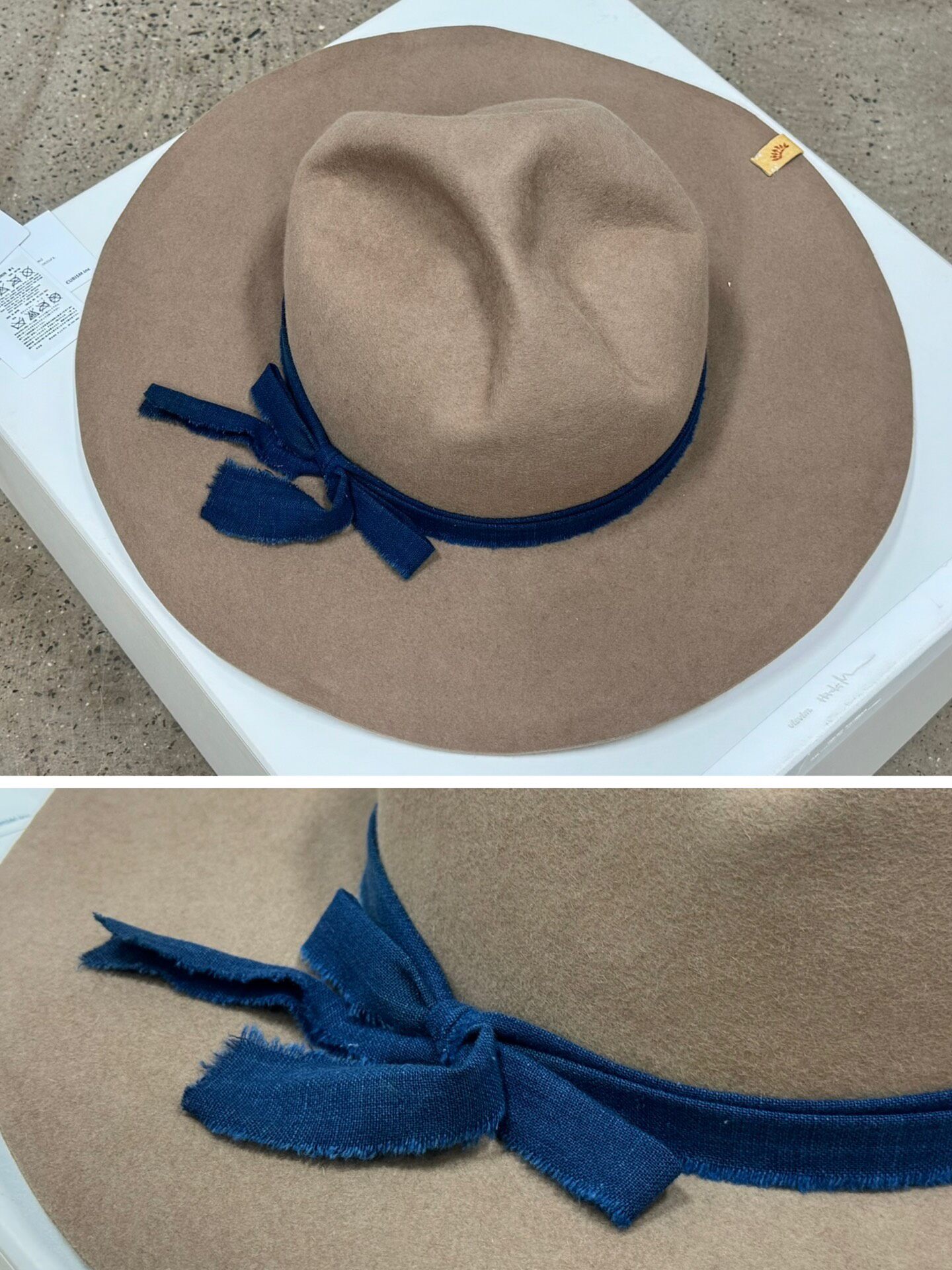 Visvim Laureate Kofu Rabbit Hat — label