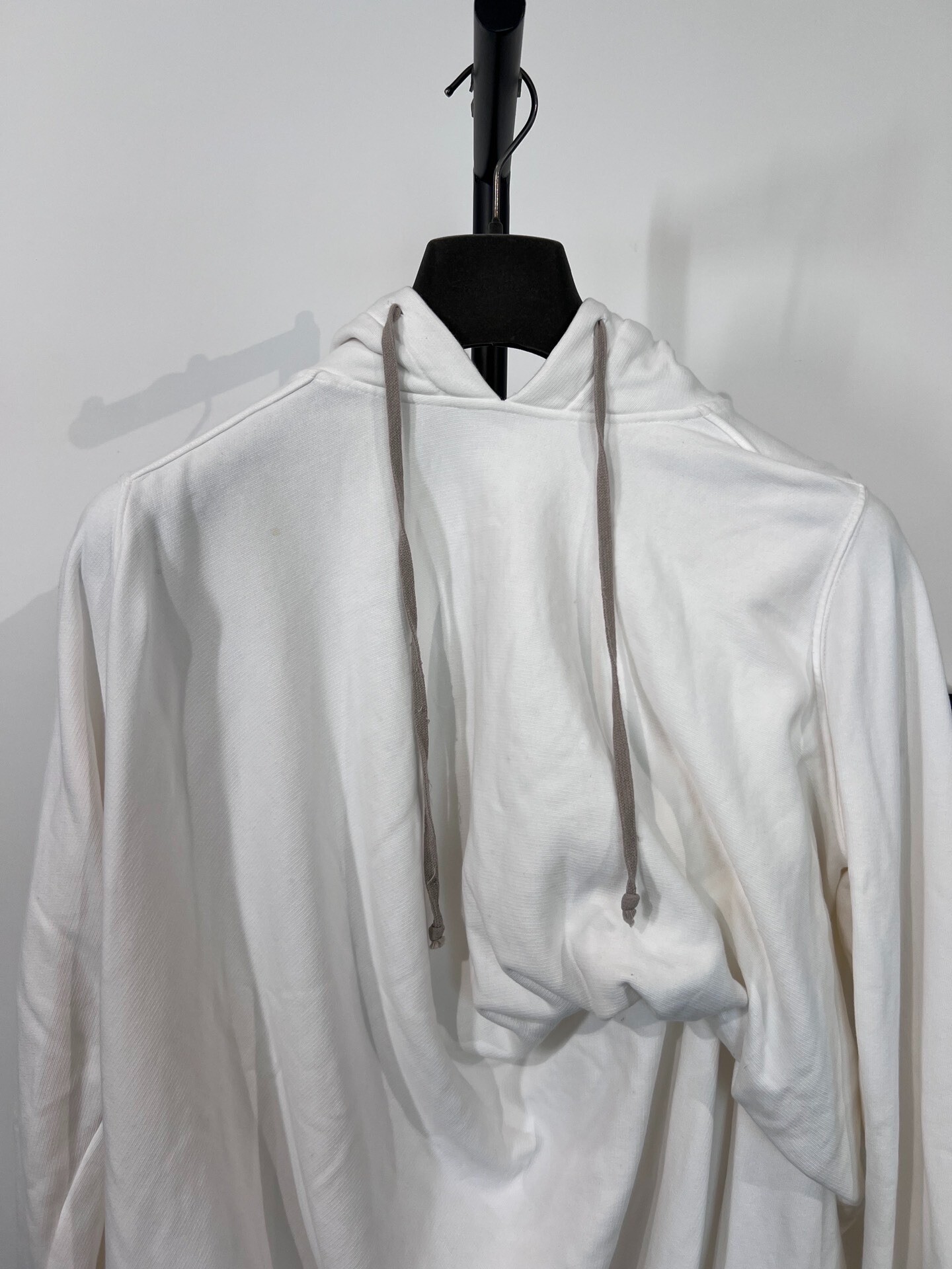 Rick Owens Drkshdw Draped Hoodie — detail