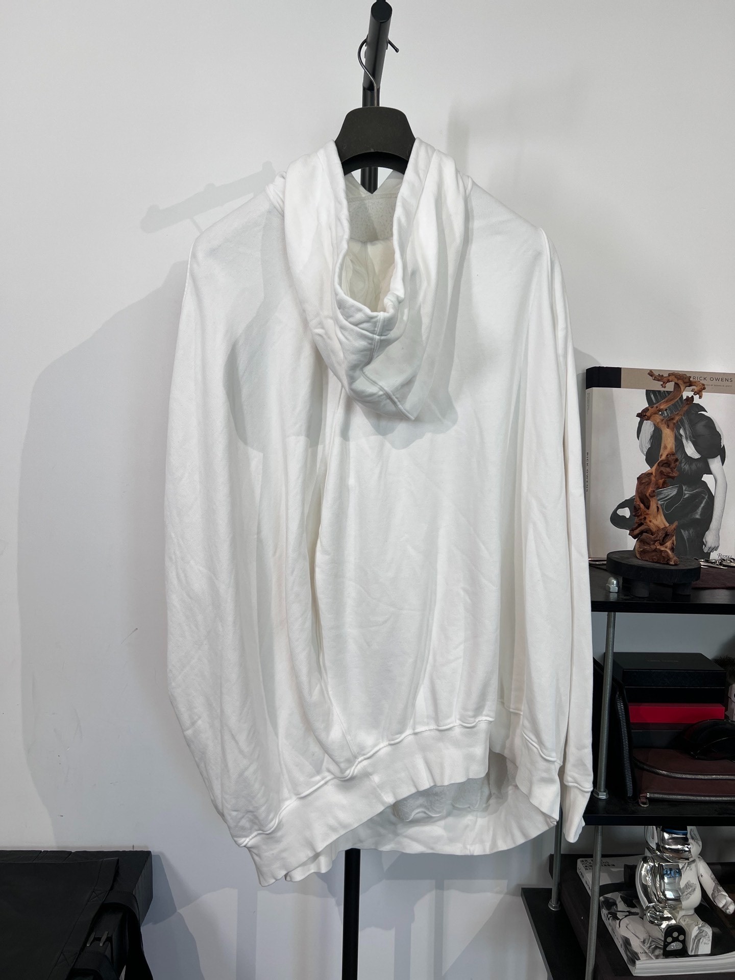 Rick Owens Drkshdw Draped Hoodie — front