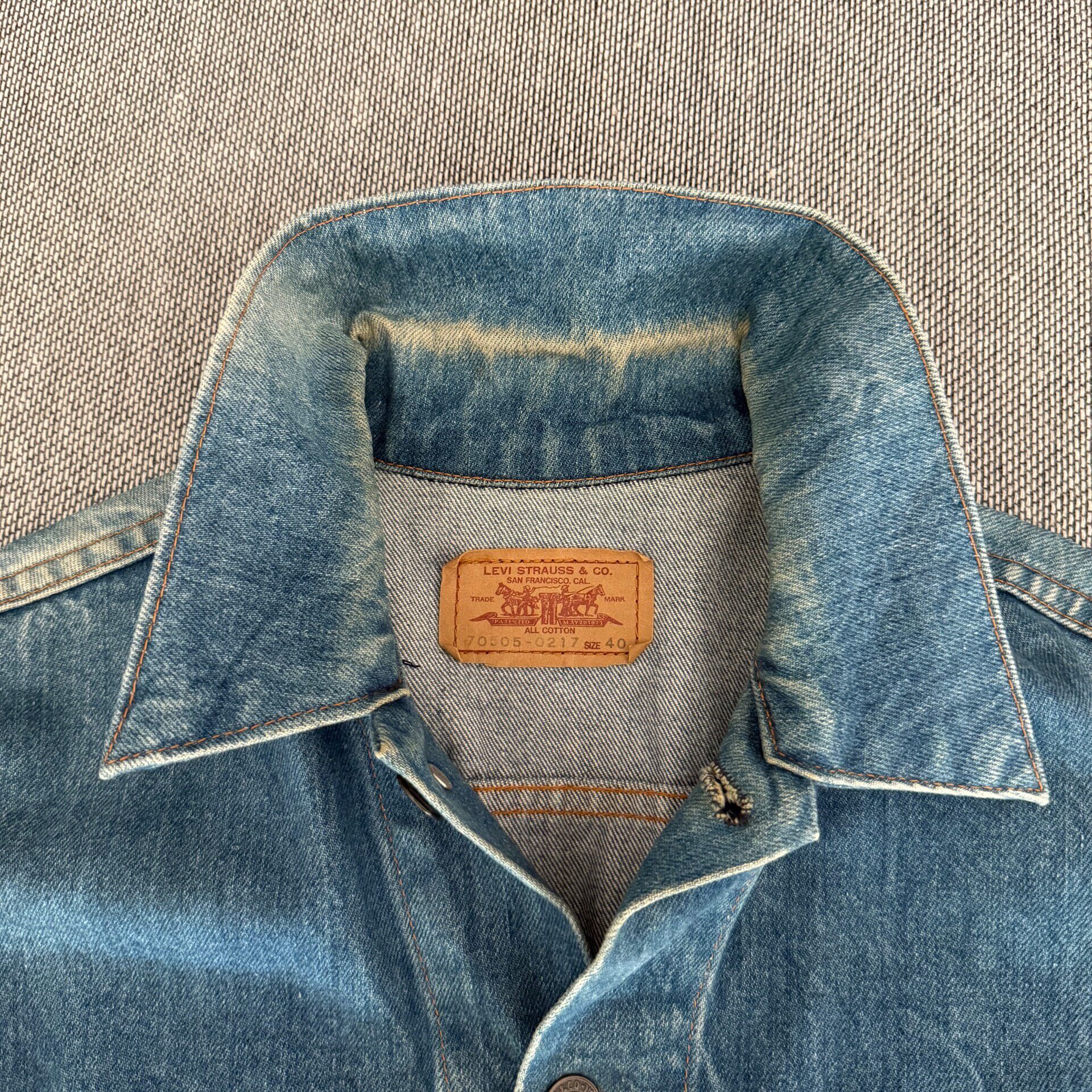 Levis LVC 70505-0201 Denim Jacket — detail