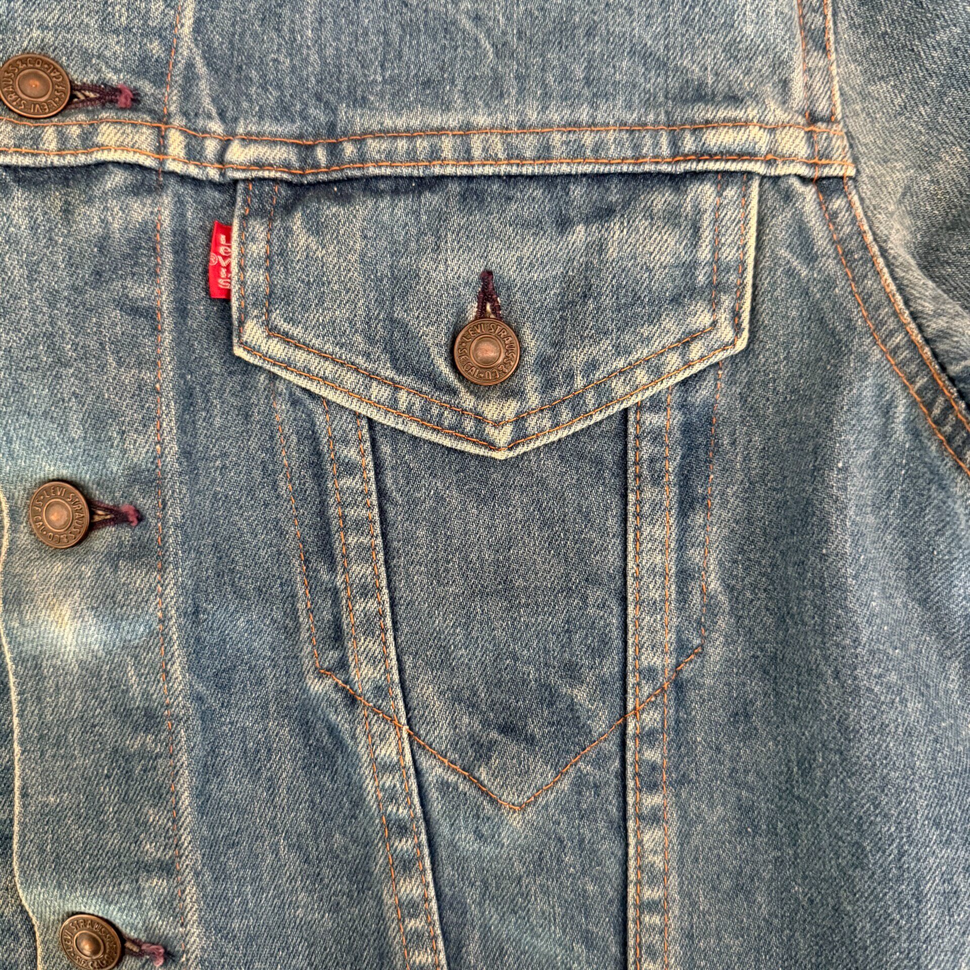 Levis LVC 70505-0201 Denim Jacket — label