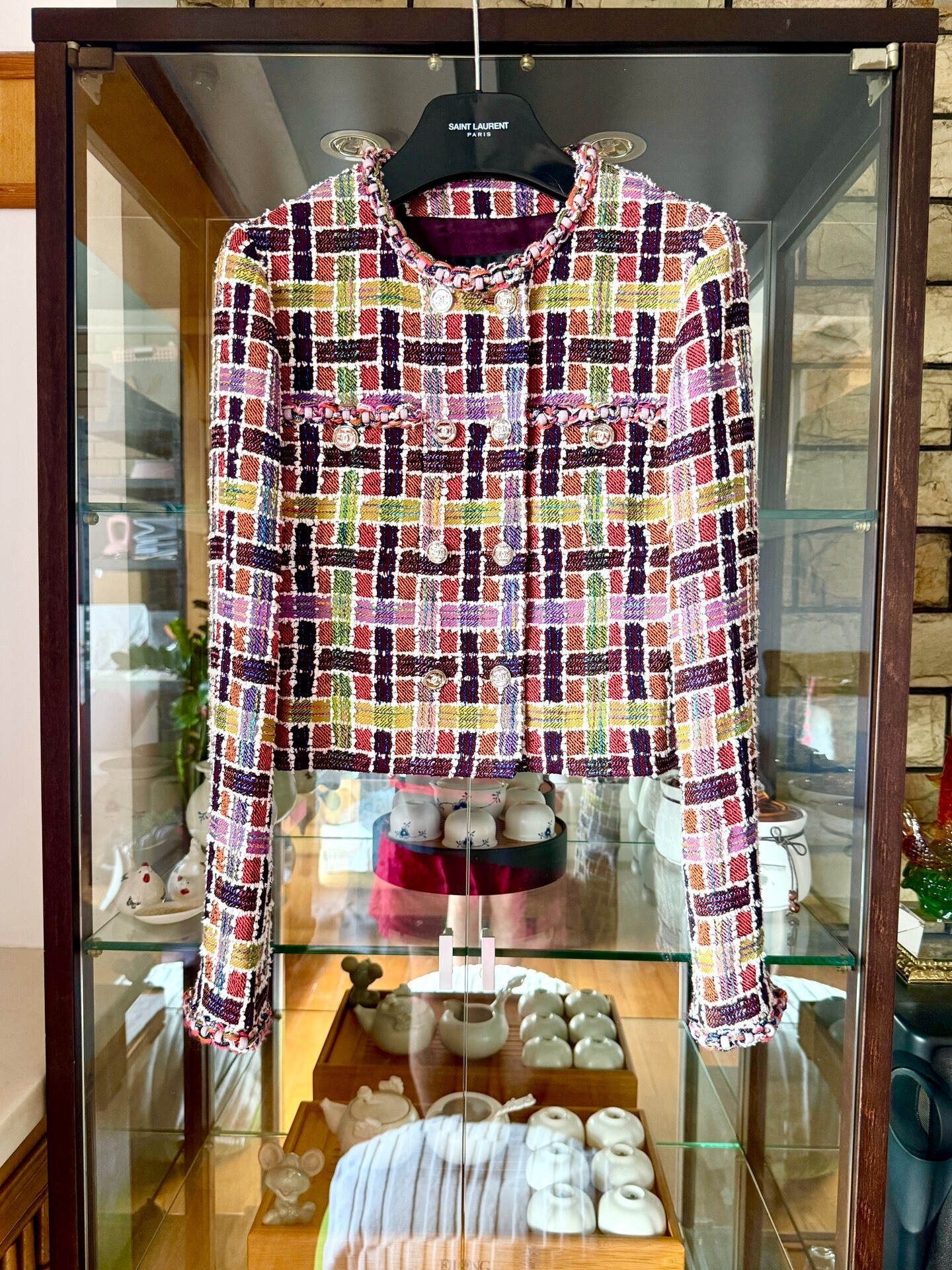 Chanel 23A Dakar Mosaic Sequined Jacket