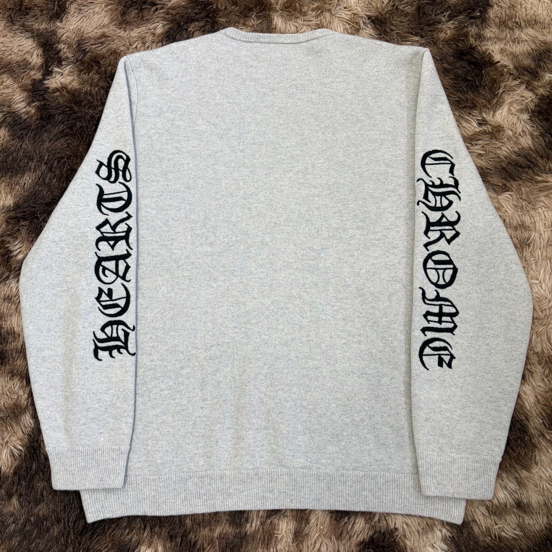 Chrome Hearts Gray Cashmere Sweater
