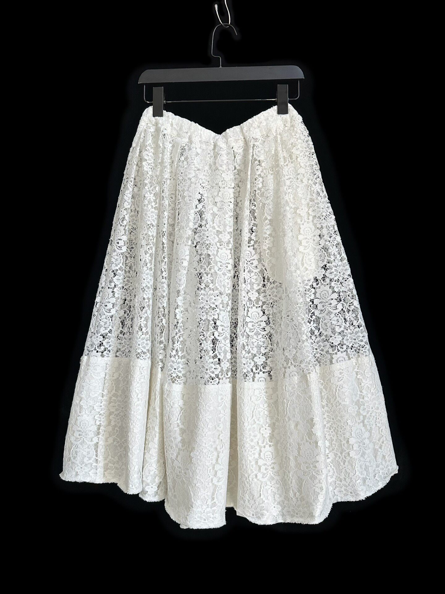 Comme des Garcons Lace Midi Skirt — label